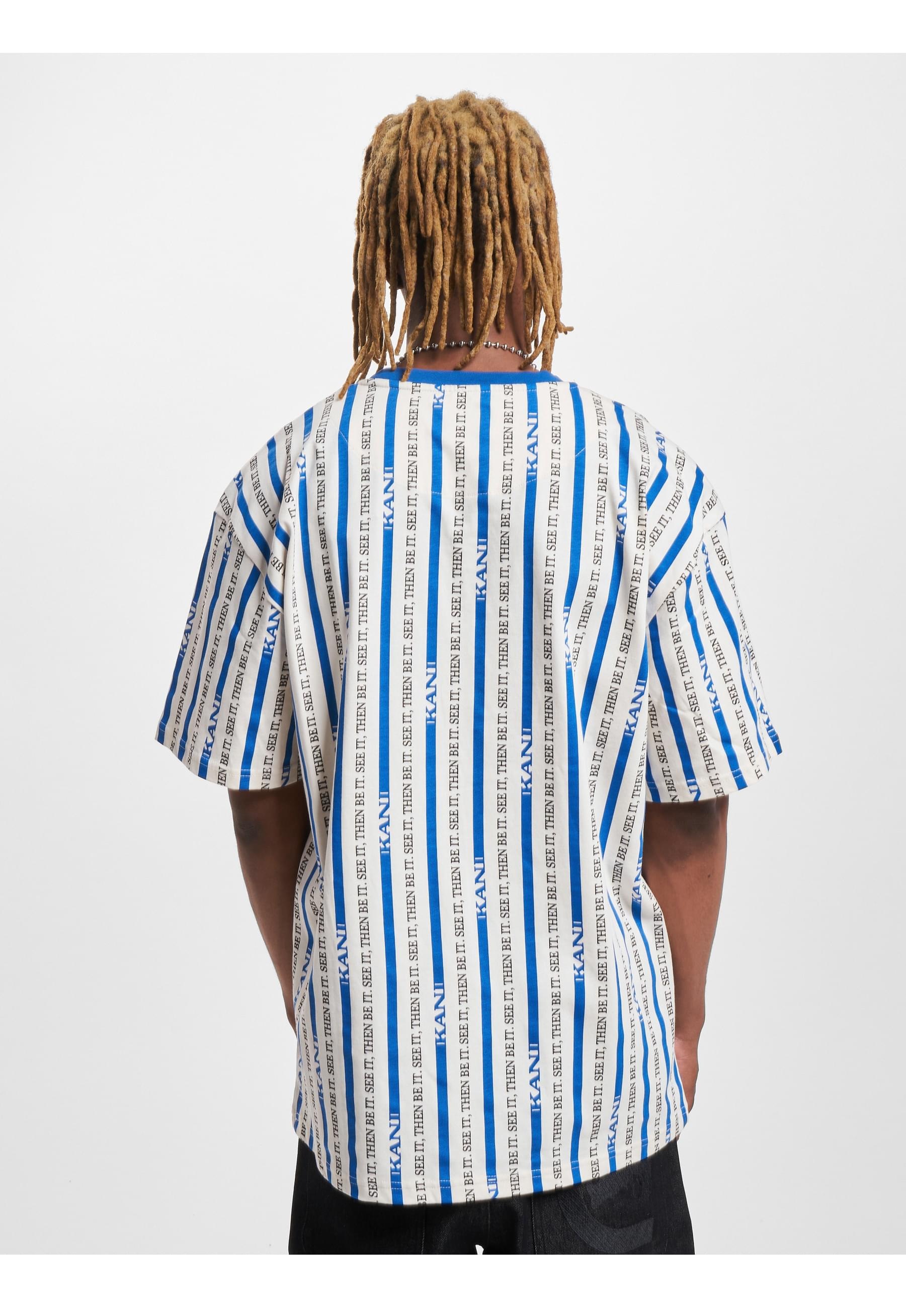 Karl Kani T-Shirt »Karl Kani Herren KM232-034-1 KK Small Signature Logo Stripe Tee«, (1 tlg.)
