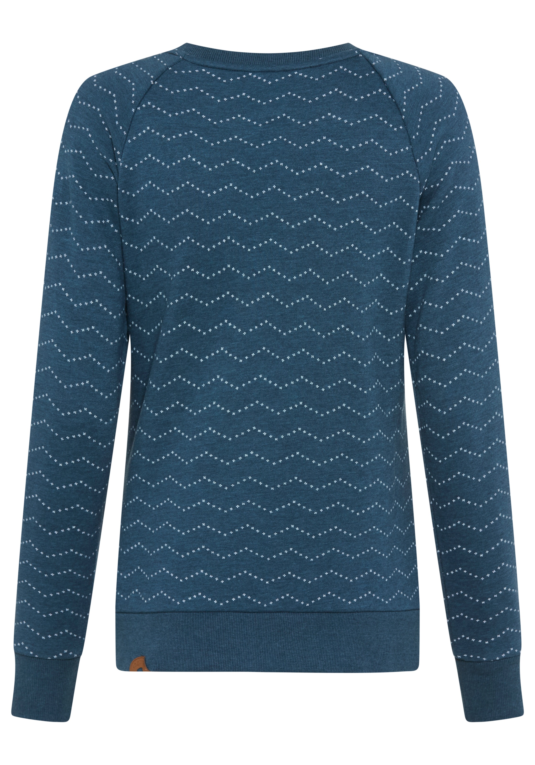 Ragwear Sweatshirt "DARIA ZIG ZAG O", mit Zierknöpfen am Ausschnitt günstig online kaufen