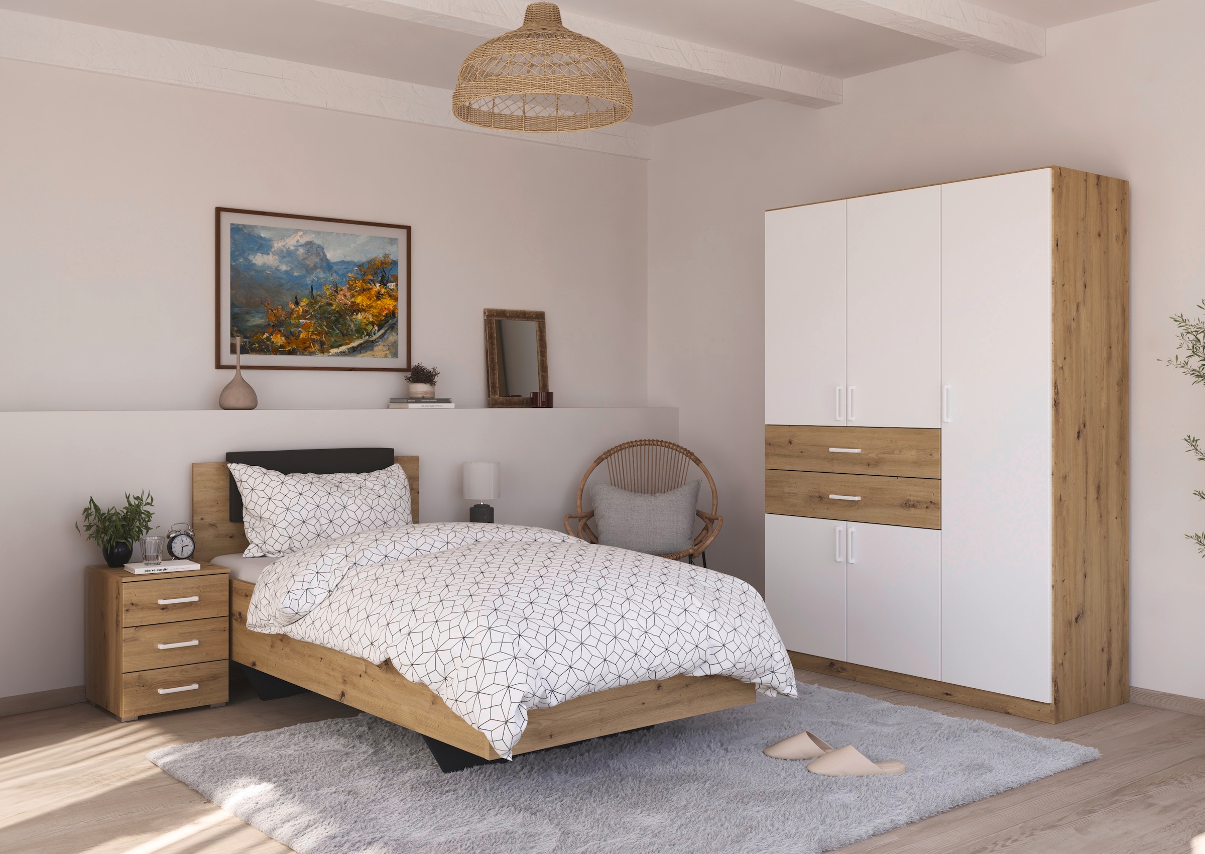 rauch Schlafzimmer-Set "Komplettzimmer Komplettschlafzimmer Schlafzimmer-Se günstig online kaufen