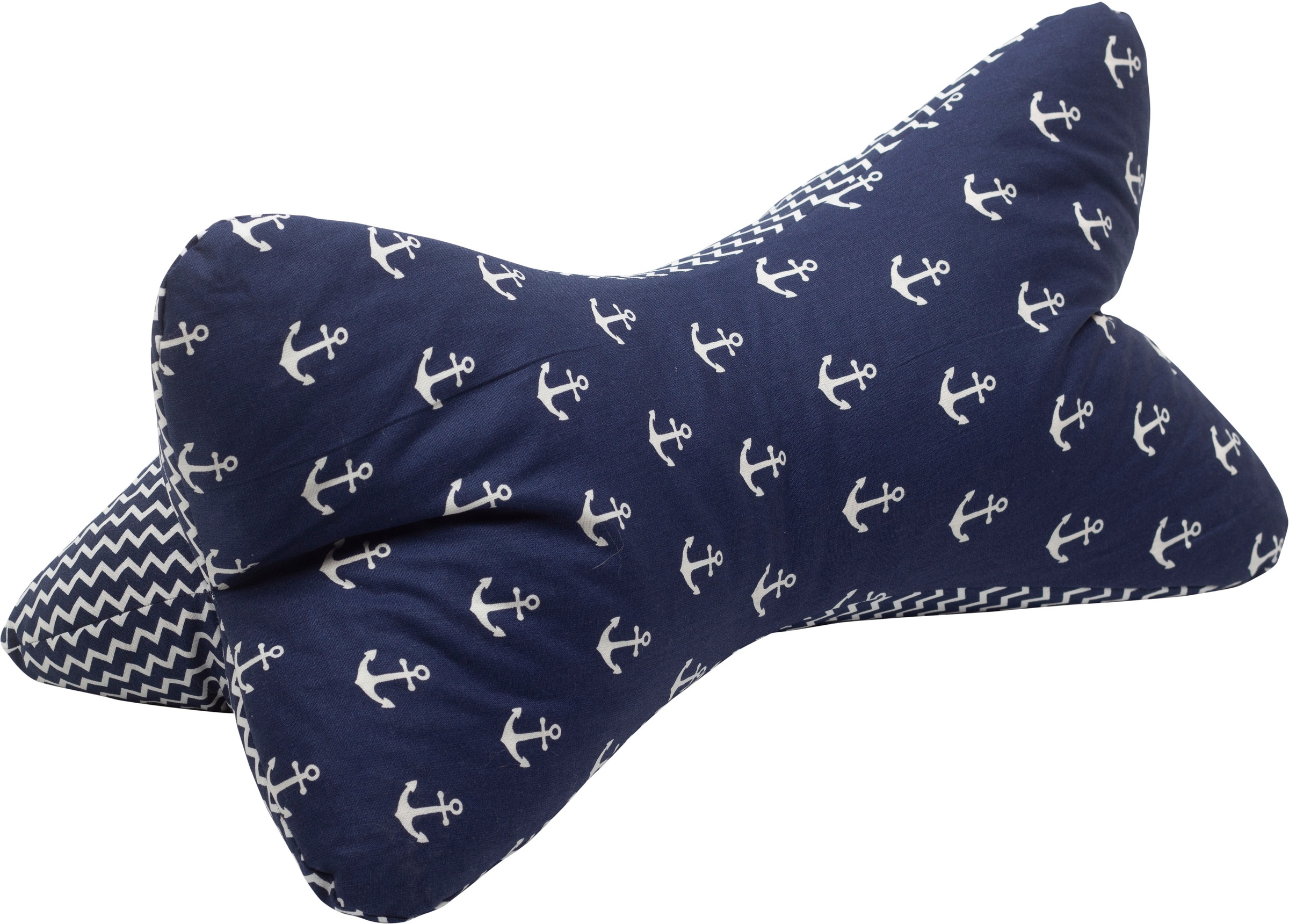 herbalind Nackenkissen "Leseknochen Dunkelblau Anker/Welle" 0 günstig online kaufen