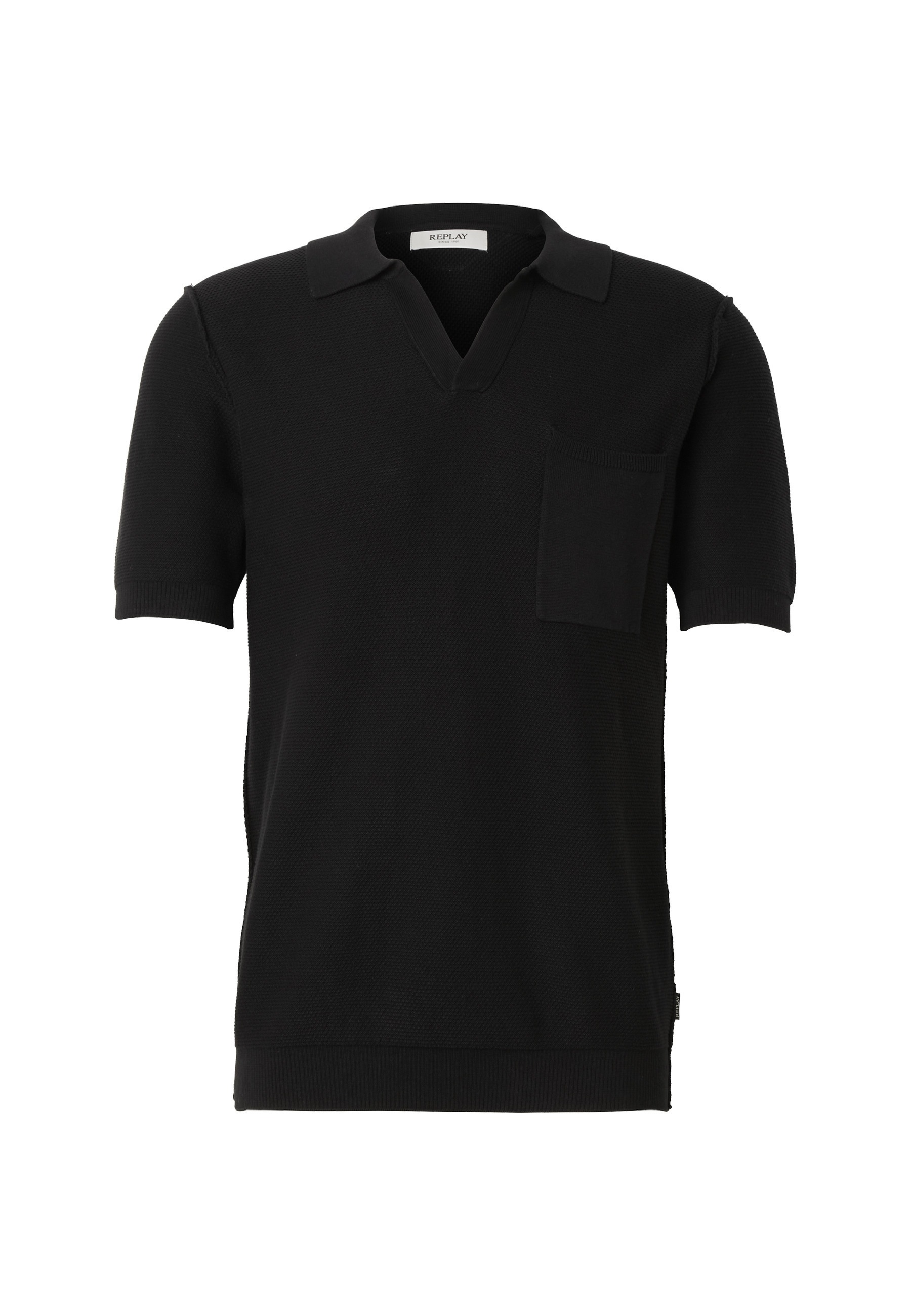 Replay Rundhalspullover "Replay UK5150 knitwear polo" 1