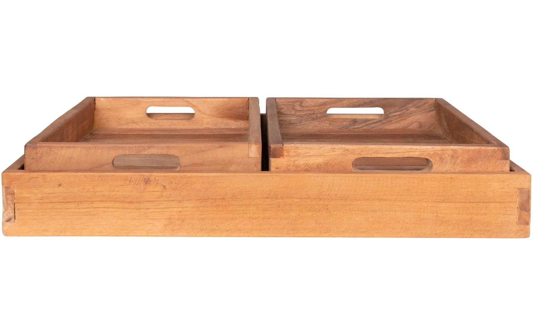 House Nordic Tablett »Faro 3-er Set«