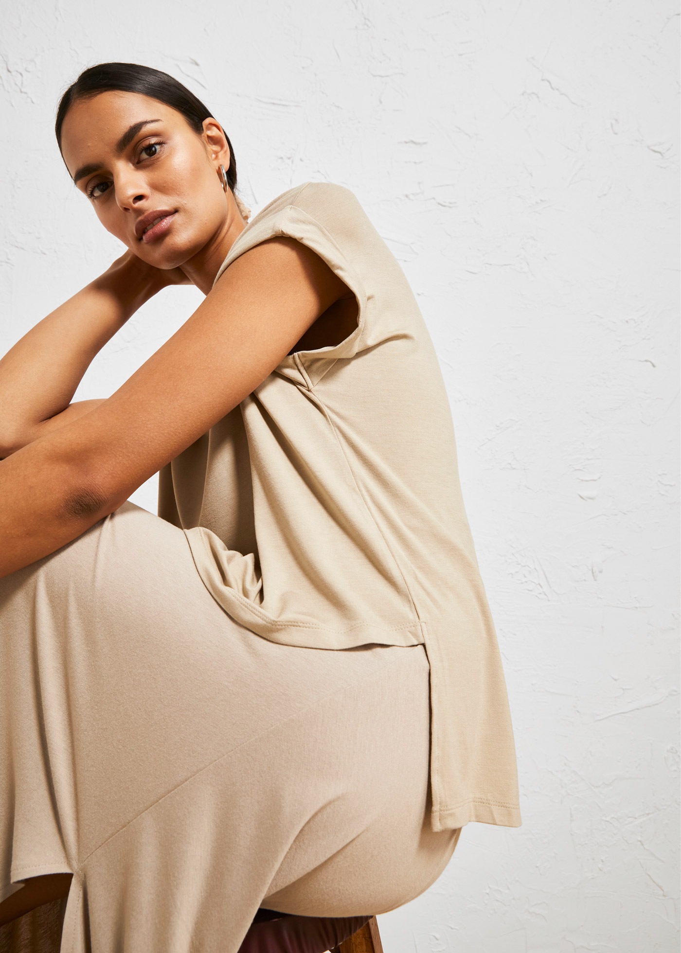 bonprix Oversize-Shirt »Oversize-Shirt aus fließender Viskose« Oversize-Shirt aus fließender Viskose