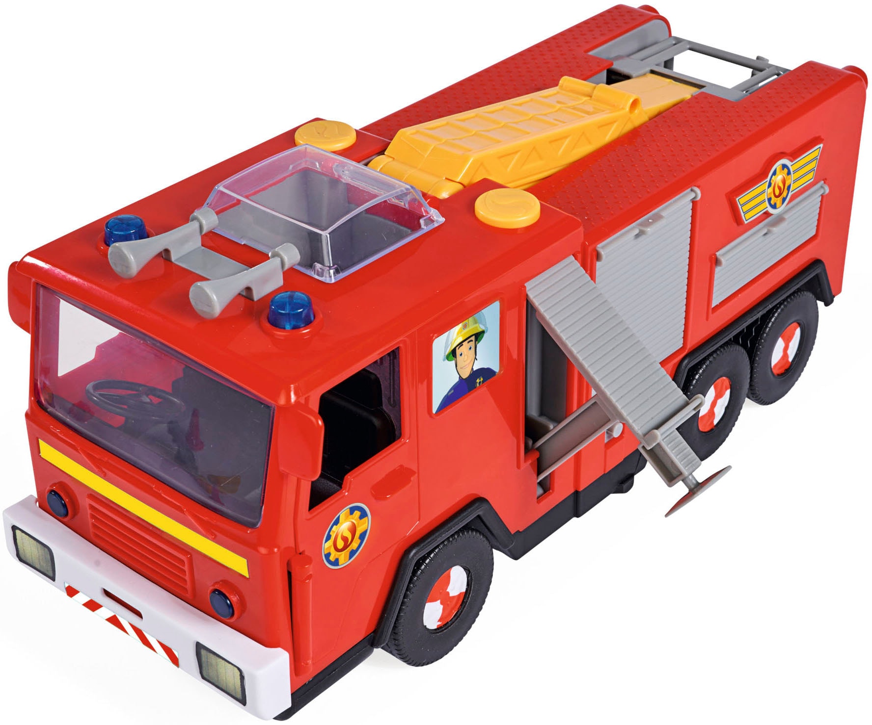 SIMBA Spielzeug-Feuerwehr »Feuerwehrmann Sam, Jupiter Pro«, mit Licht- und Soundeffekten