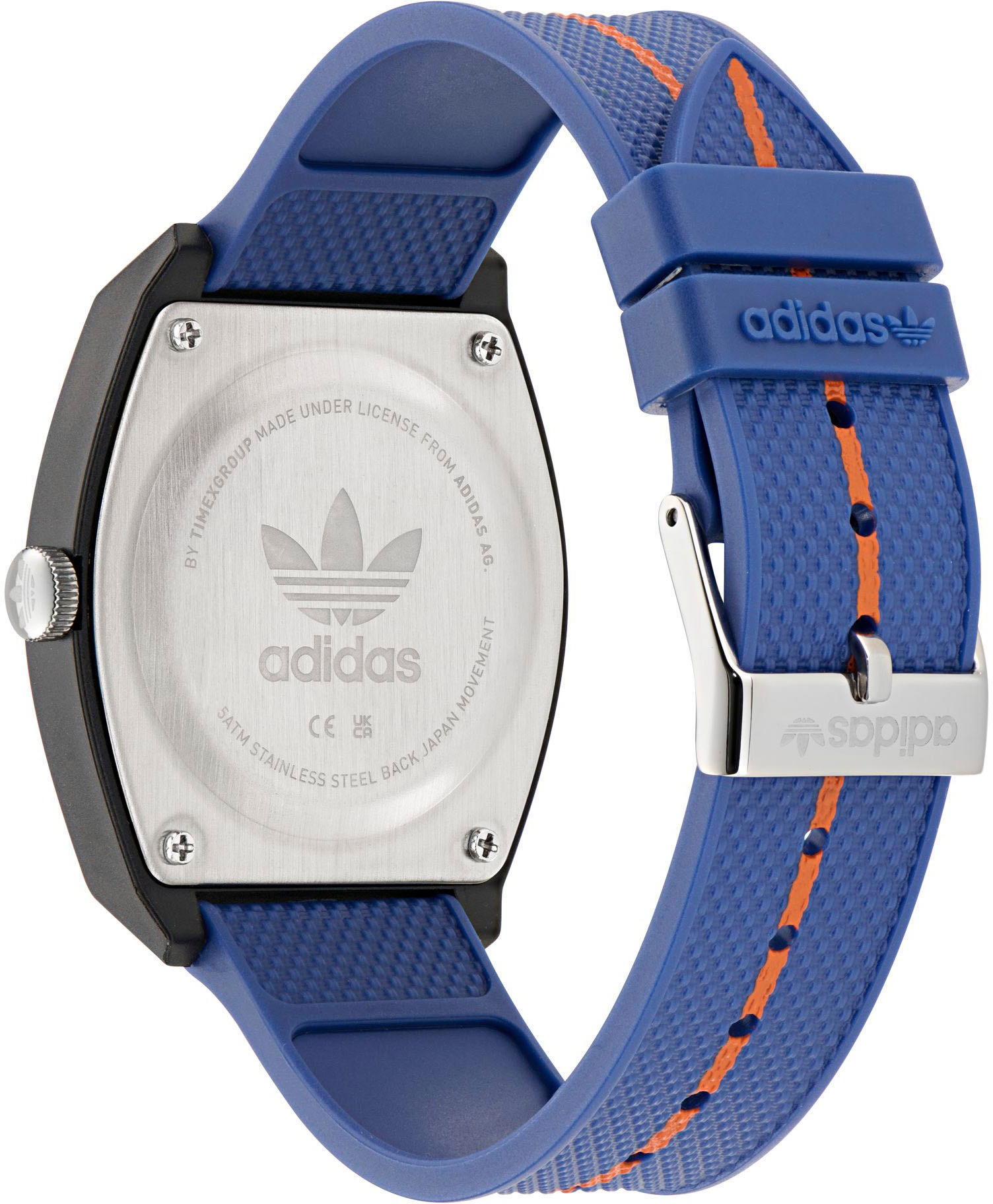 adidas Originals Quarzuhr »PROJECT TWO«, Armbanduhr, Herrenuhr, Damenuhr,Resinarmband,wasserabweisend bis 5 bar