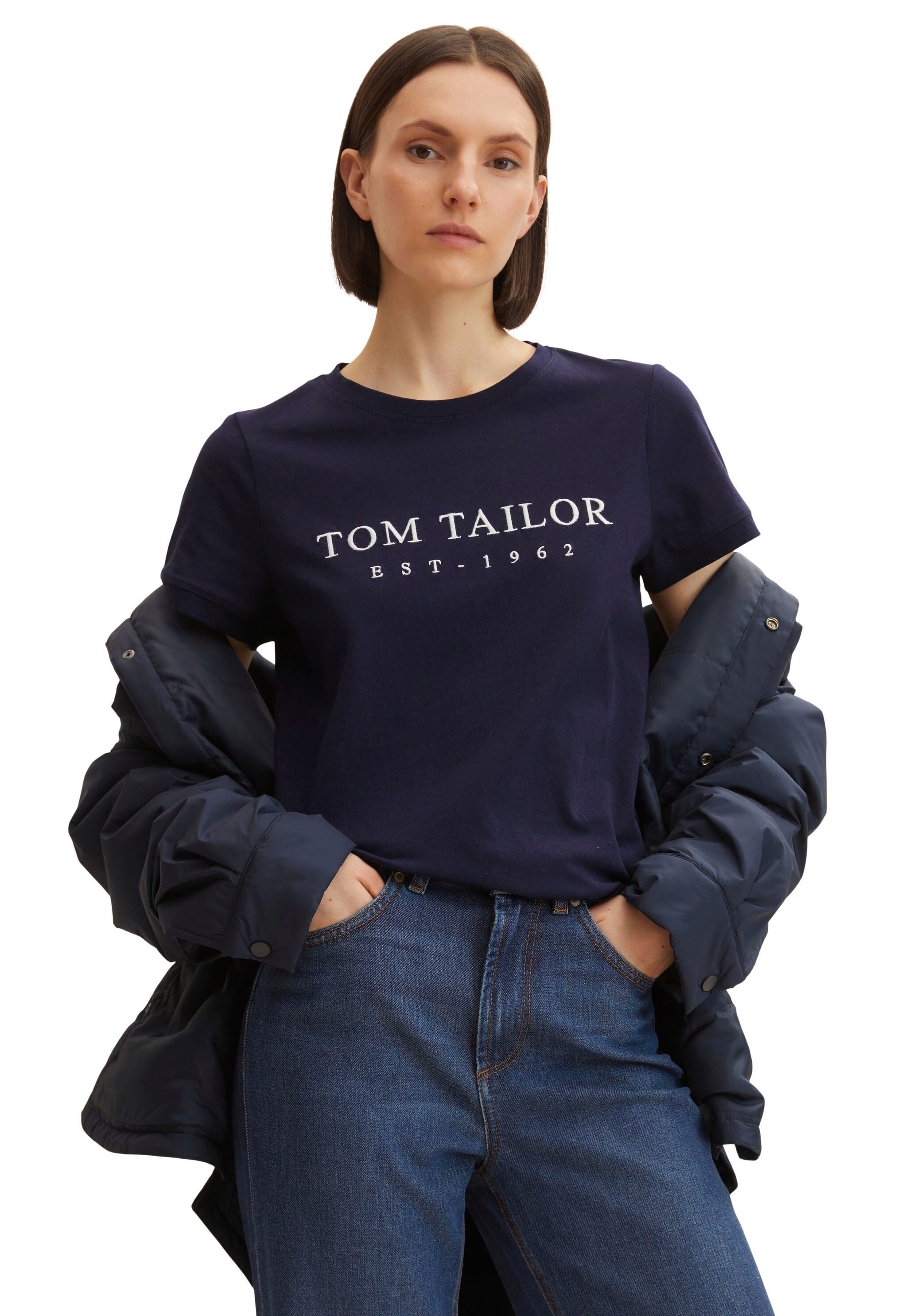 TOM TAILOR T-Shirt »T-Shirt Logoprint«