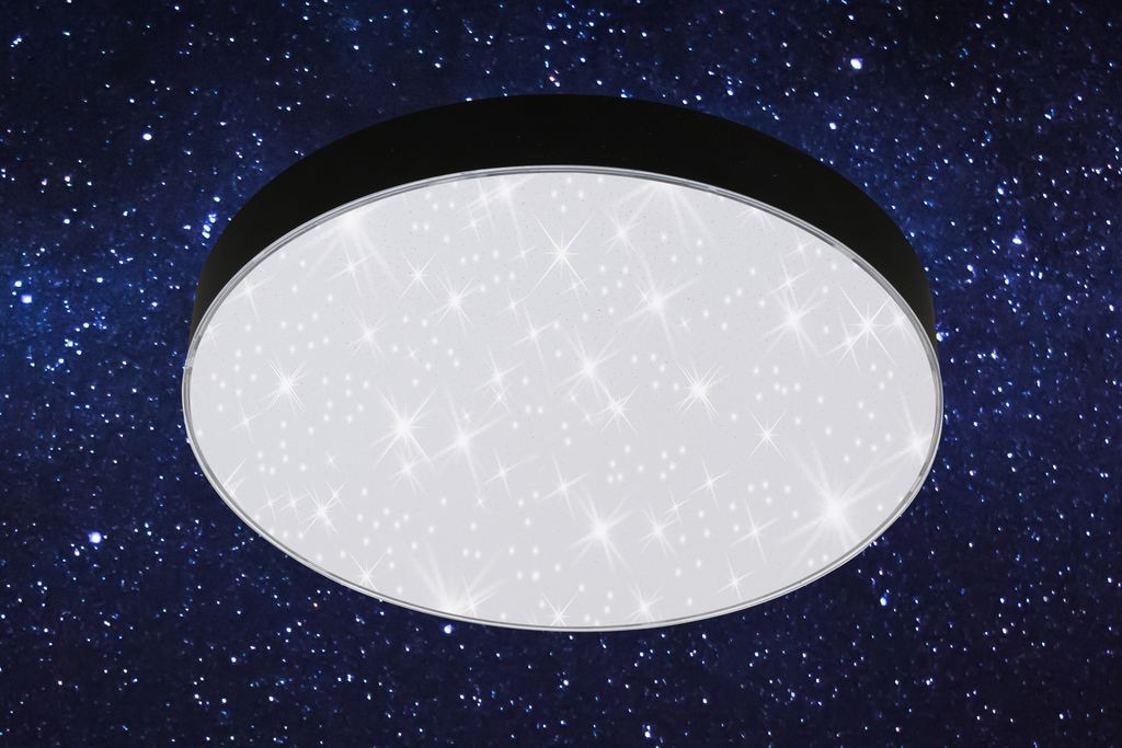 Aufbauleuchte "FLAME STAR"weiß, neutral, BRILONER LEUCHTEN, Leuchten