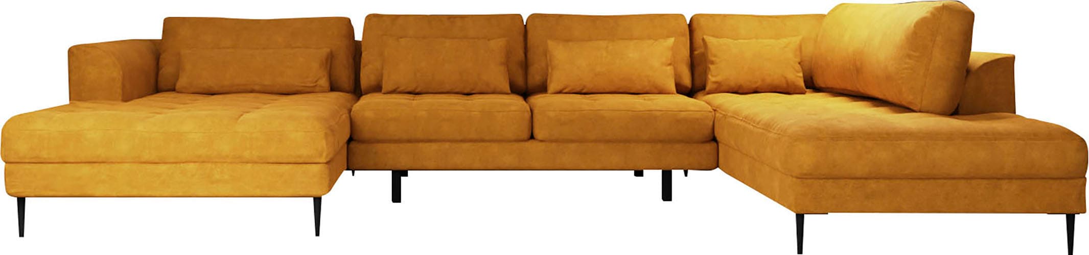 TRENDMANUFAKTUR Wohnlandschaft "Luzi, gemütliches Sofa, extra viel Platz, v günstig online kaufen