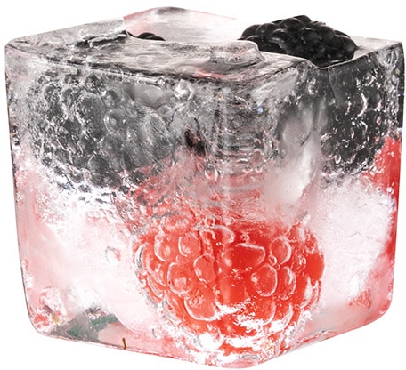 APS Eiswürfelform, (Set, 2 St.), inkl. transparentem Deckel, 4x4x4 cm, für bis zu 9 Eiswürfel
