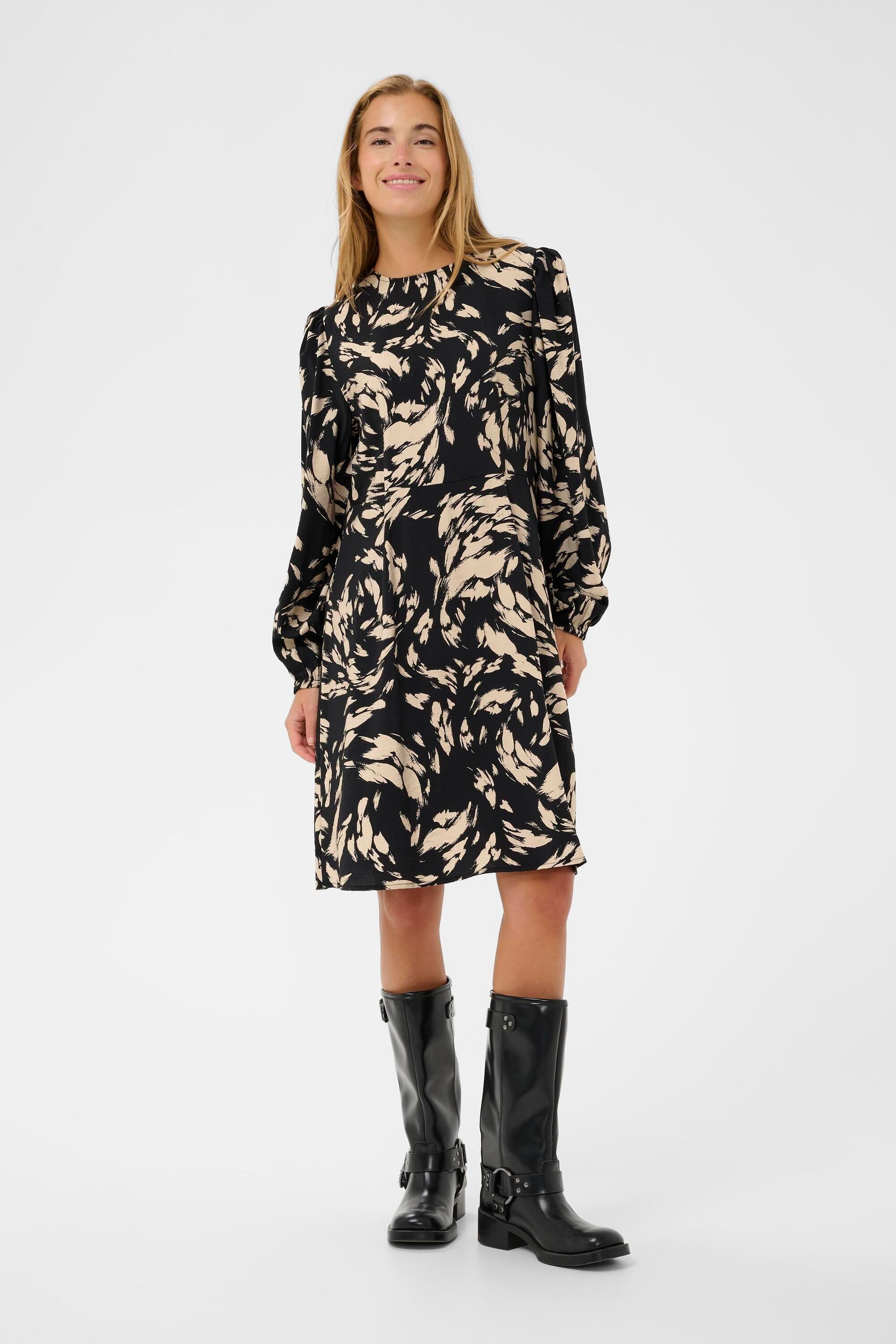 KAFFE Midikleid »Damen Kleid KAulla«