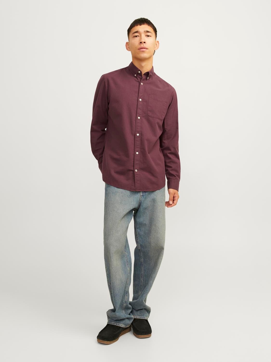 Jack & Jones Langarmhemd "JJEOXFORD SHIRT LS NOOS" günstig online kaufen