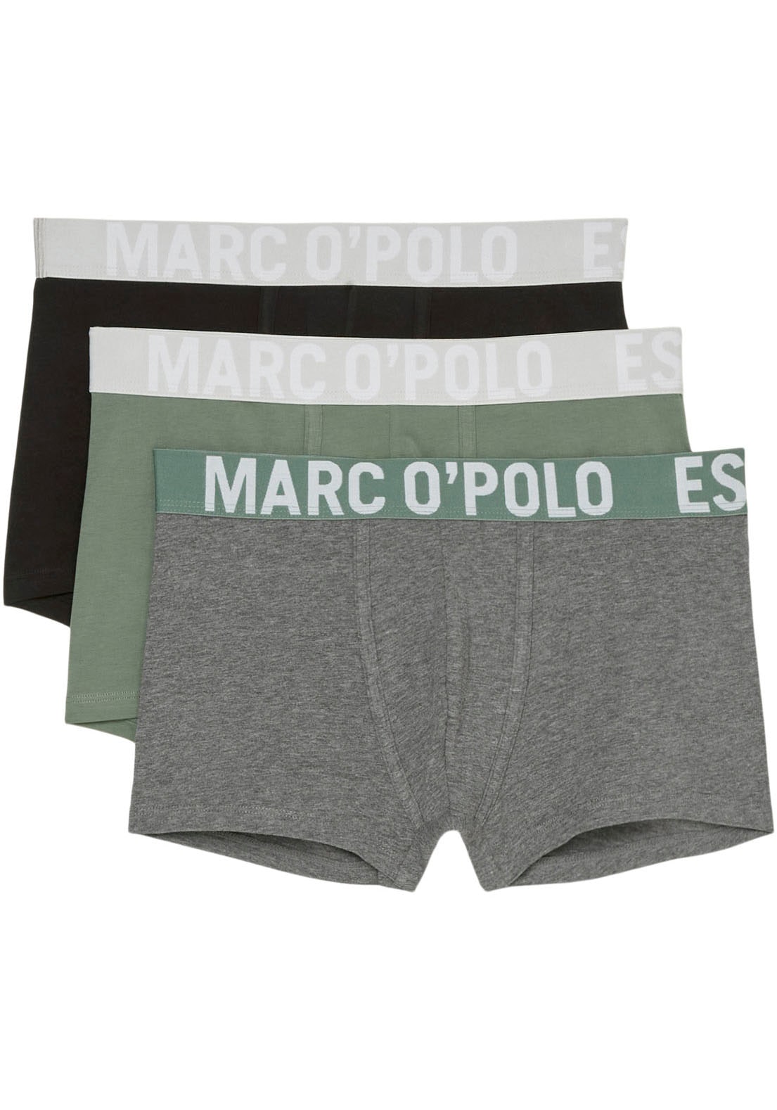 Marc OPolo Boxershorts "Essentails", (3er Pack), mit elastischem Logobund