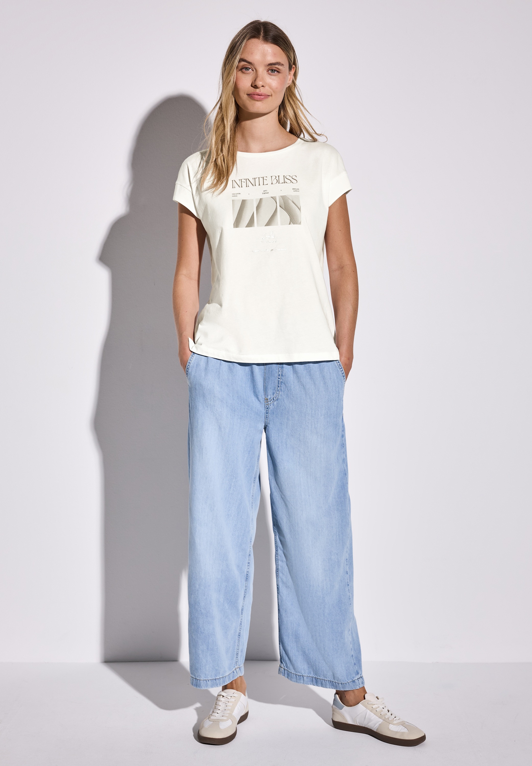 STREET ONE T-Shirt, aus reiner Baumwolle