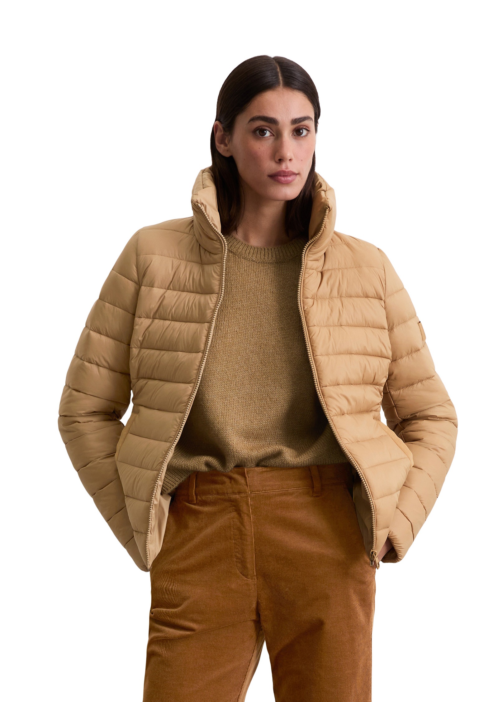 Marc OPolo Outdoorjacke "mit recycelten Materialien", ohne Kapuze günstig online kaufen
