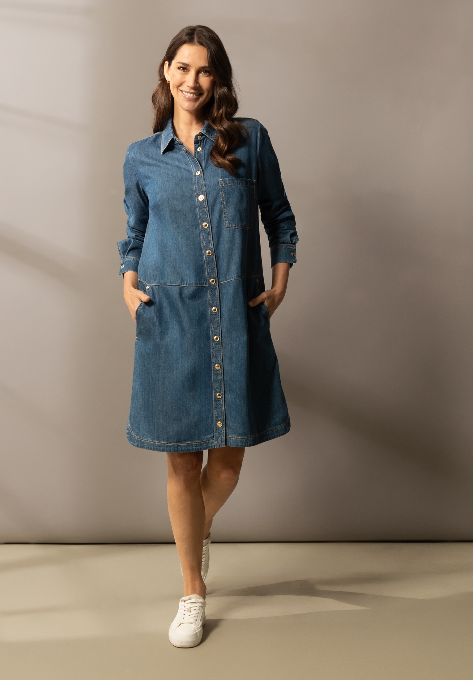 Betty Barclay Hemdblusenkleid »Betty Barclay Hemdblusenkleid mit Knopfleiste«, Form
