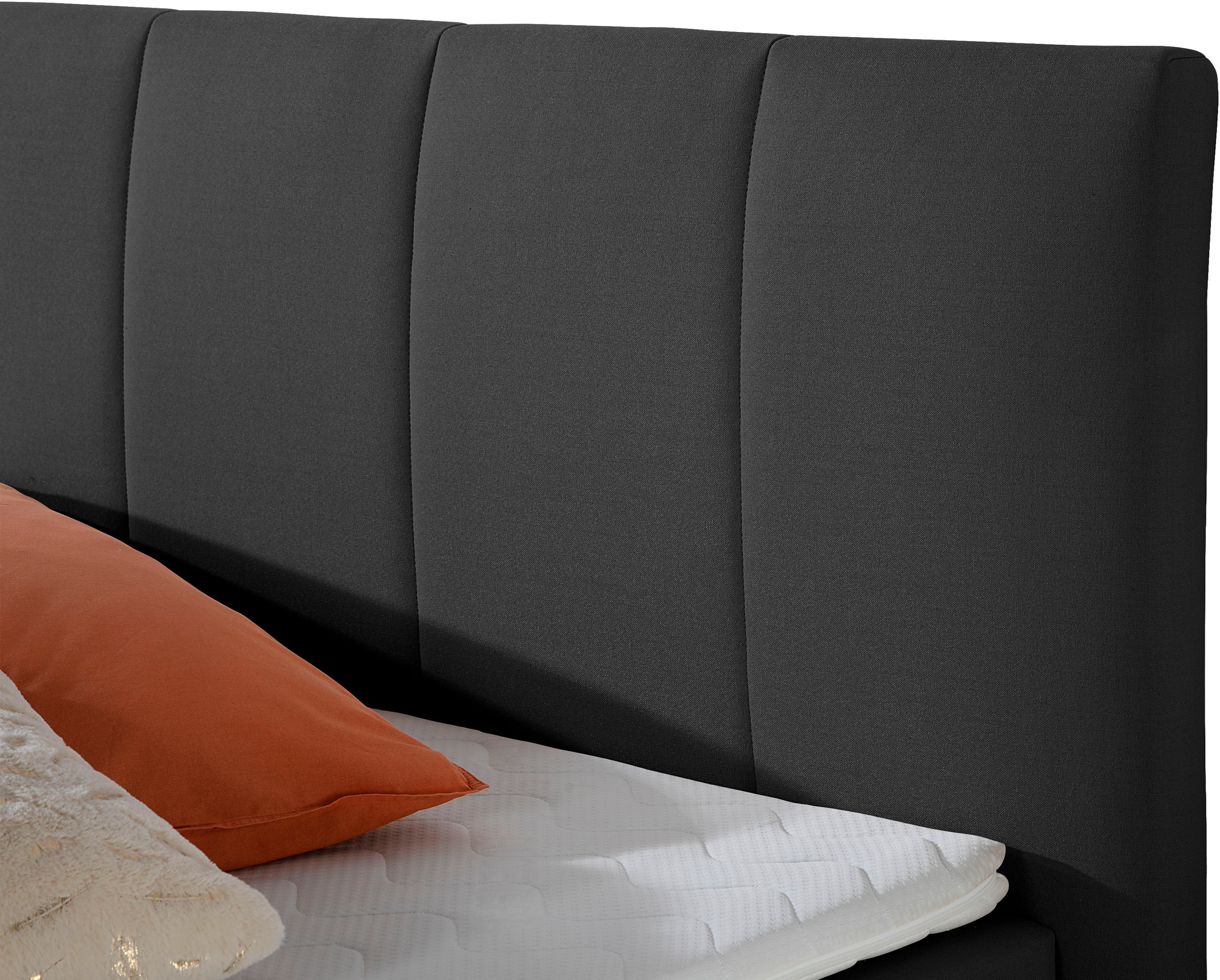 Home affaire Boxbett »Hanelore inkl. Bettkasten und Topper« Boxbett mit Bettkasten und Fußteil, inkl. Topper