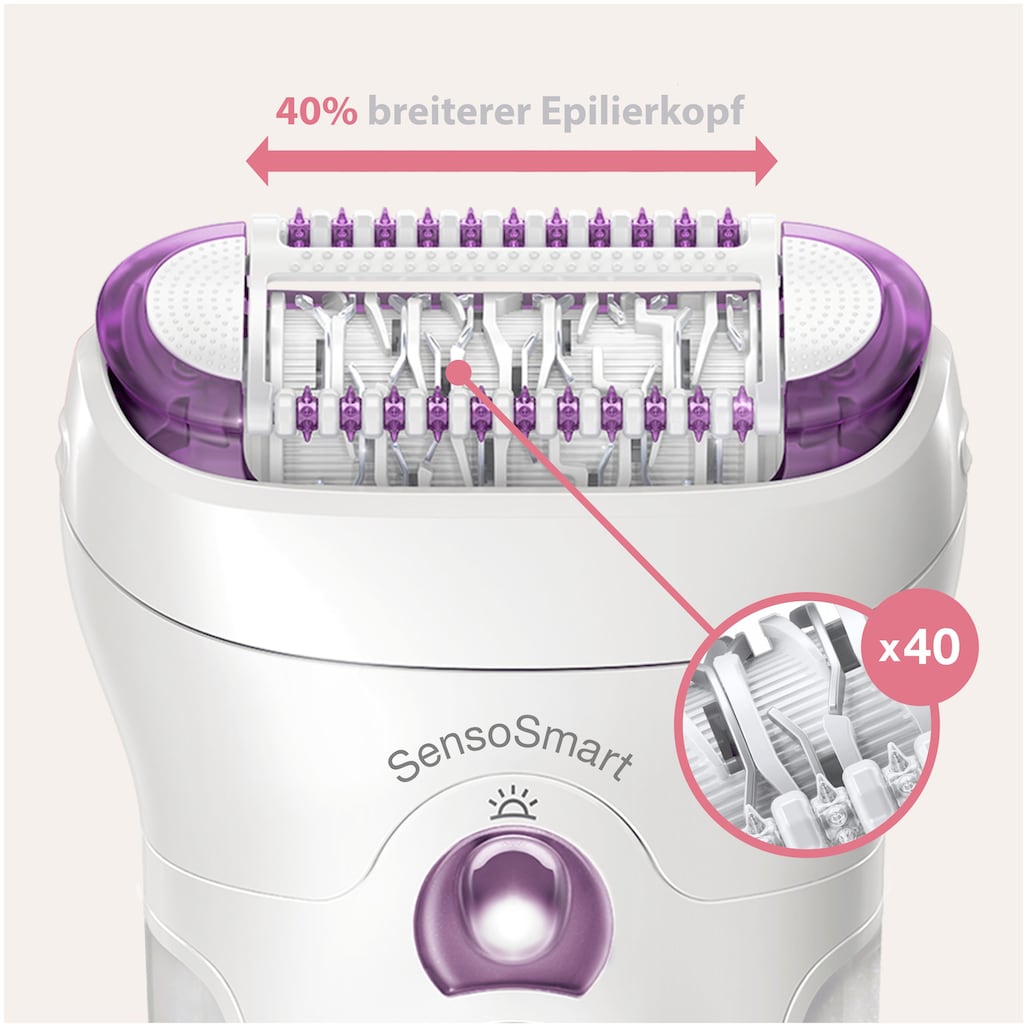 Braun Epilierer »Silk-épil 9 9/700 SensoSmart«, 3 St. Aufsätze