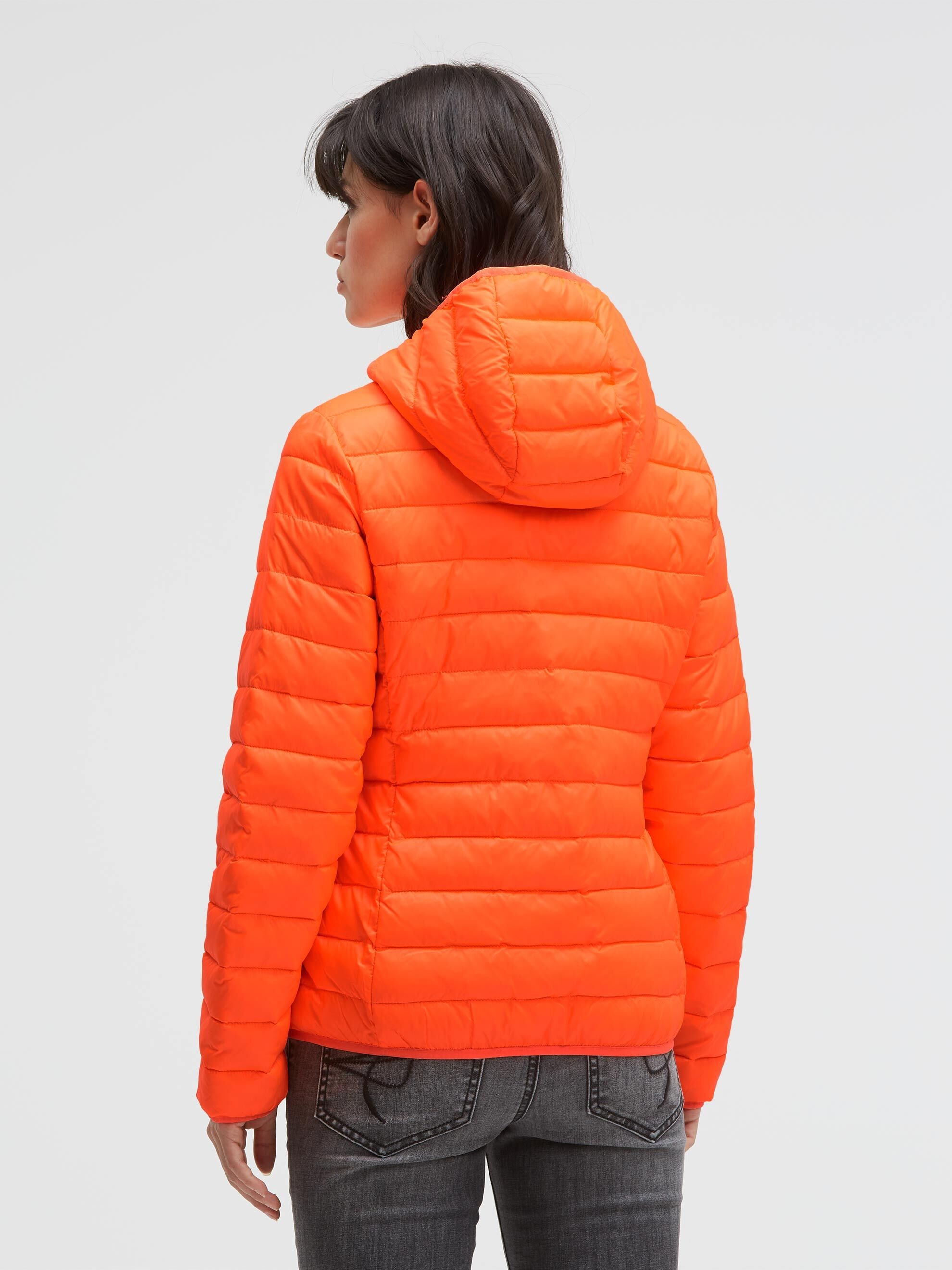 SOCCX Outdoorjacke mit Kapuze mit elastischem Saumabschluss