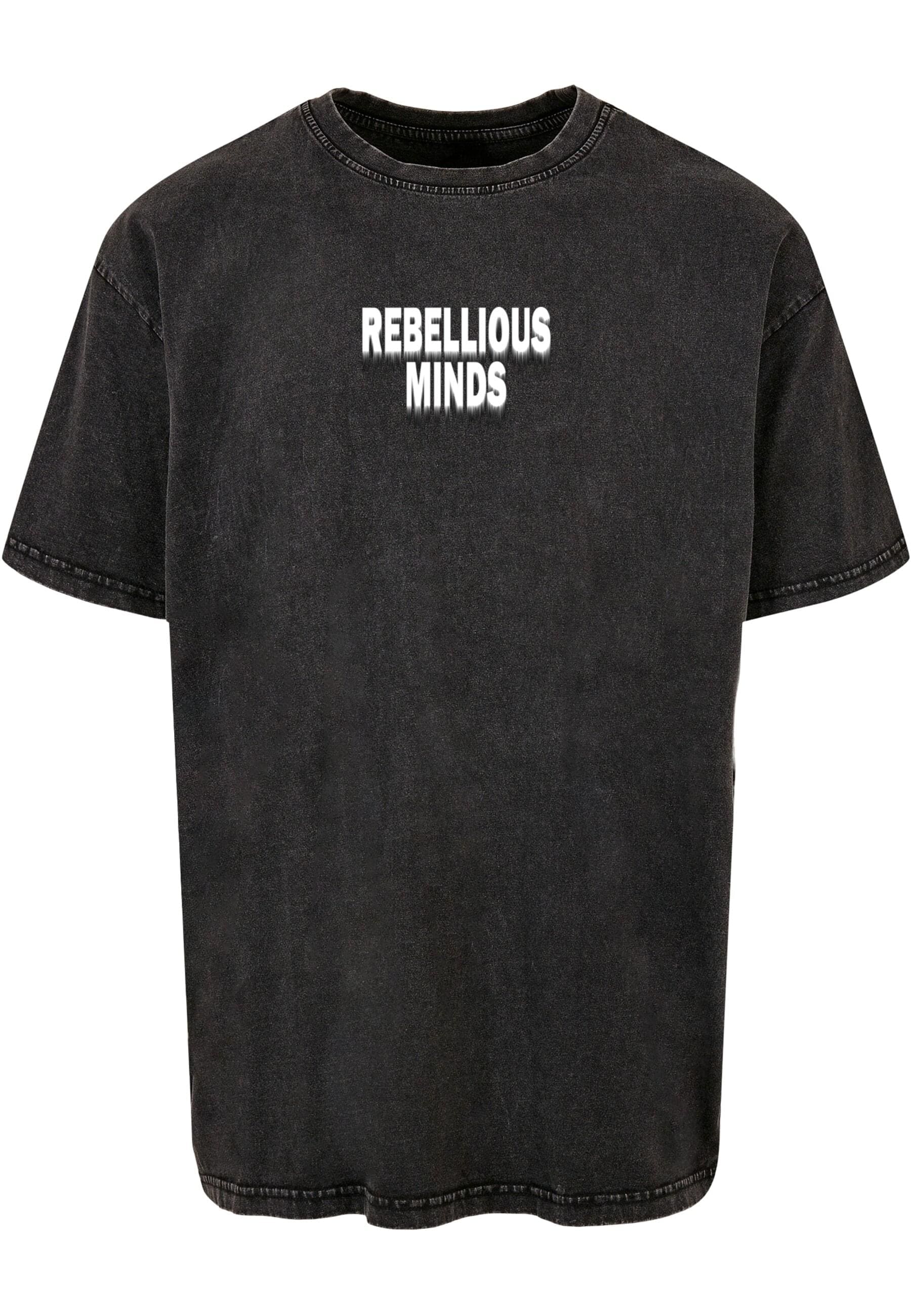 T-Shirt »Merchcode Herren Rebellious Minds Acid Washed Oversize Tee«