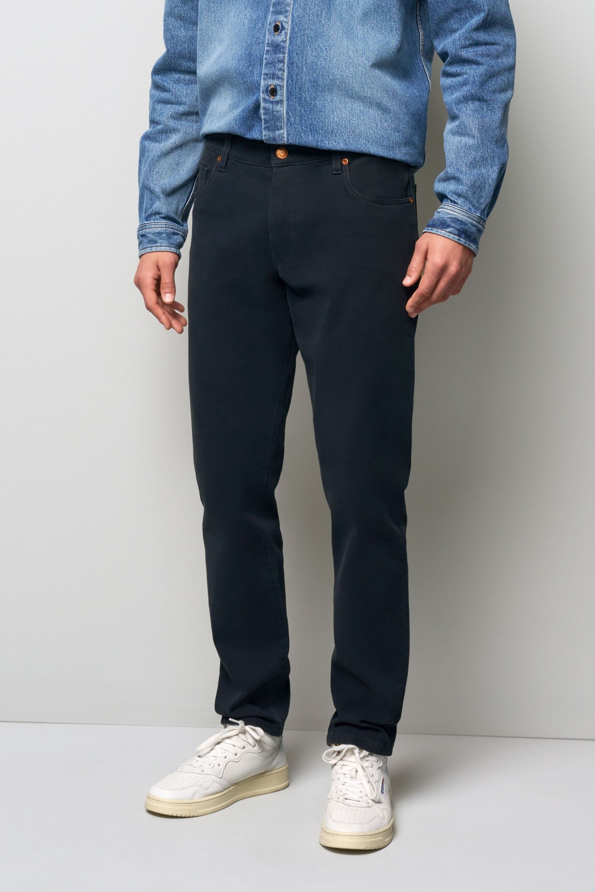 MEYER Chinos "Five-Pocket Chino", aus robustem BIO-Baumwoll