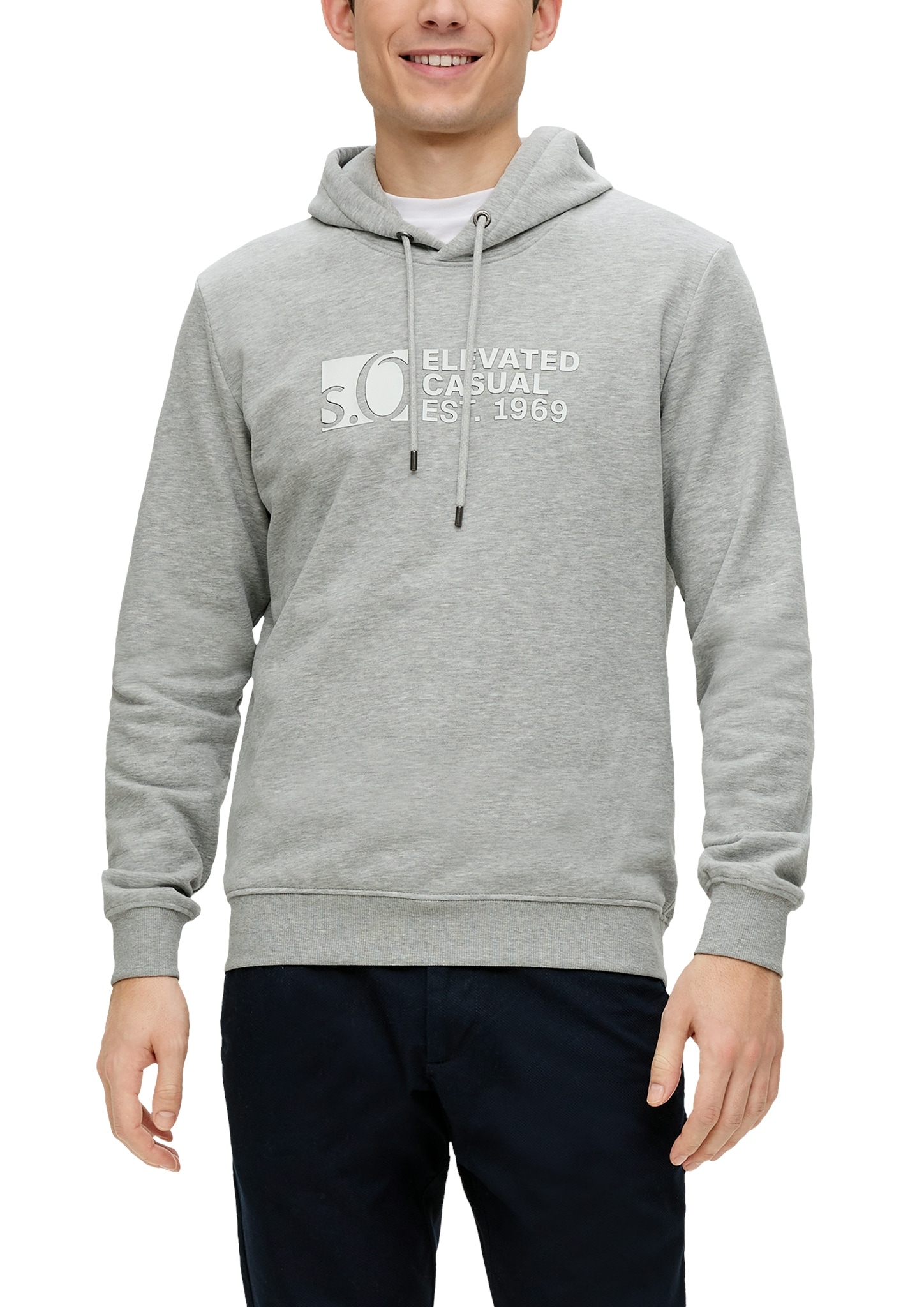 s.Oliver Hoodie, mit Logofrontprint günstig online kaufen