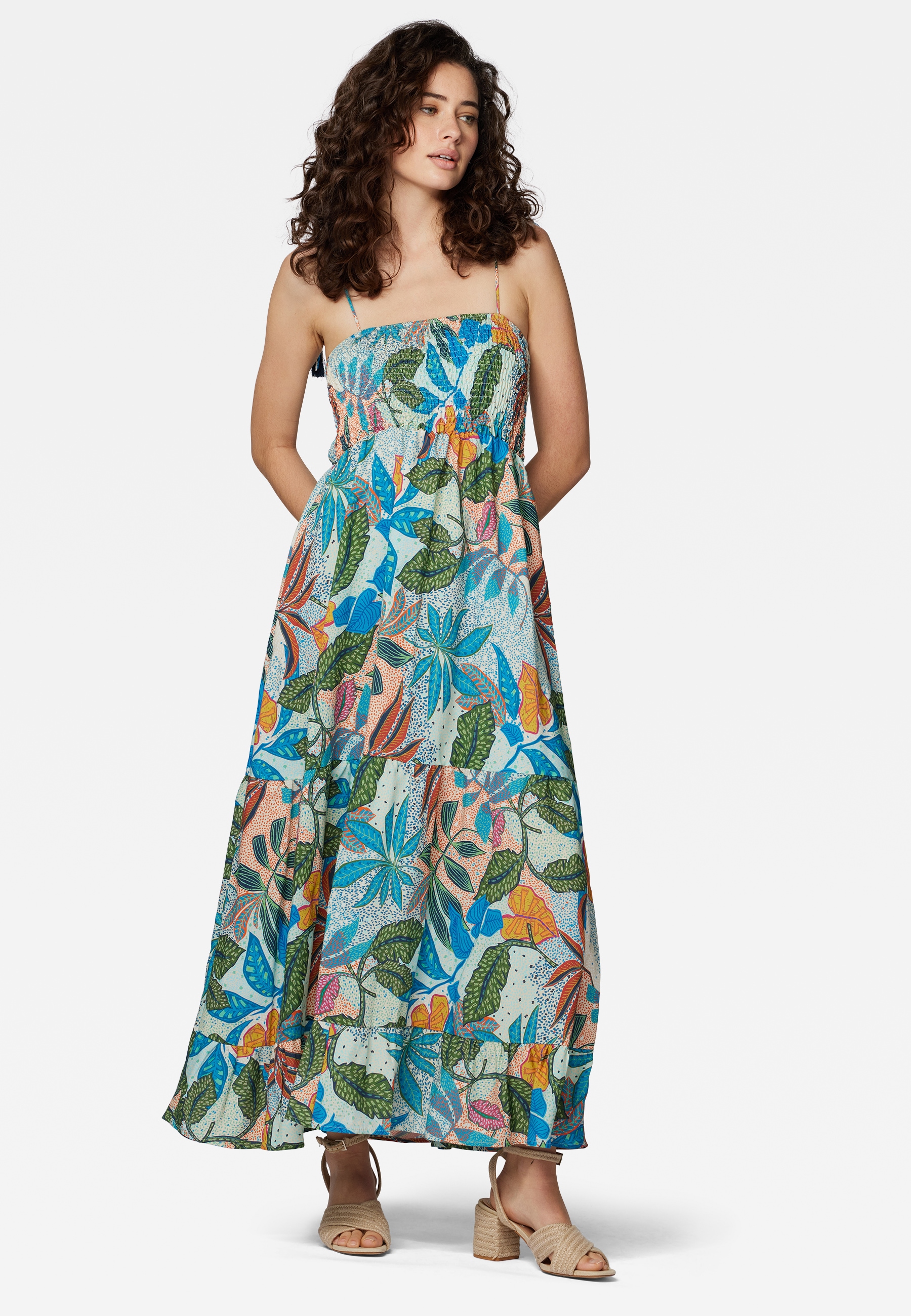 Mavi Maxikleid »PRINTED DRESS«, Maxikleid mit Print