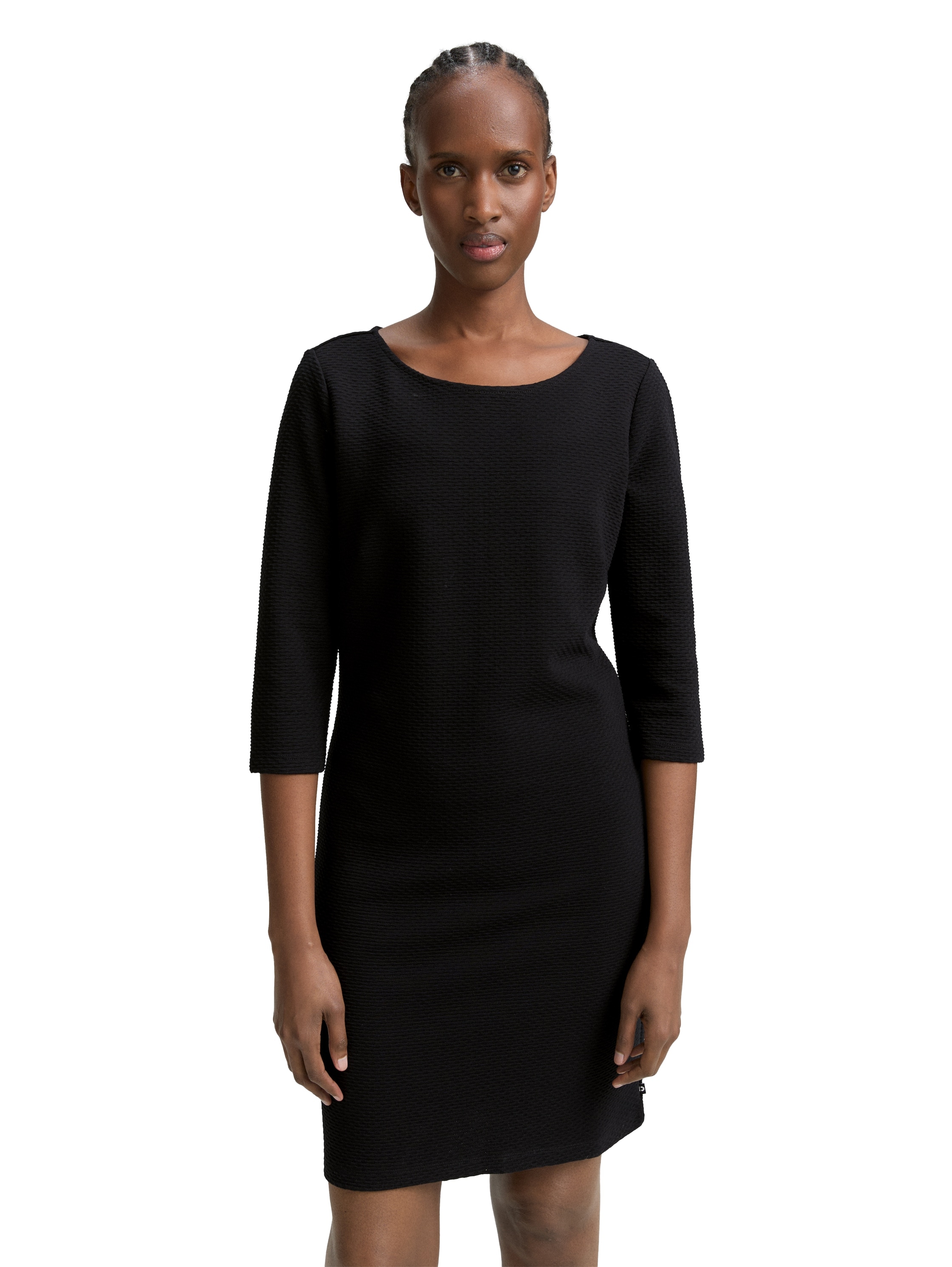 TOM TAILOR Denim Shirtkleid, Sommerkleid in Struktur-Optik und mit Stretch günstig online kaufen