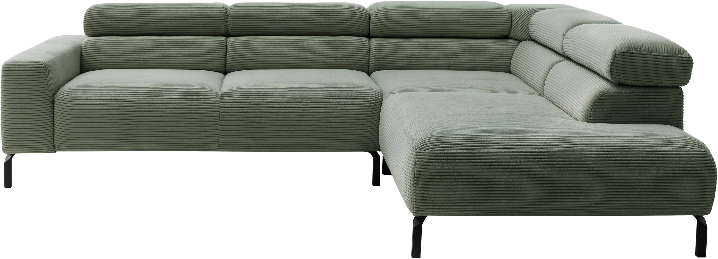 Places of Style Ecksofa "Antonelli, L-Form, inkl. Kopfteilverstellung, Brei günstig online kaufen