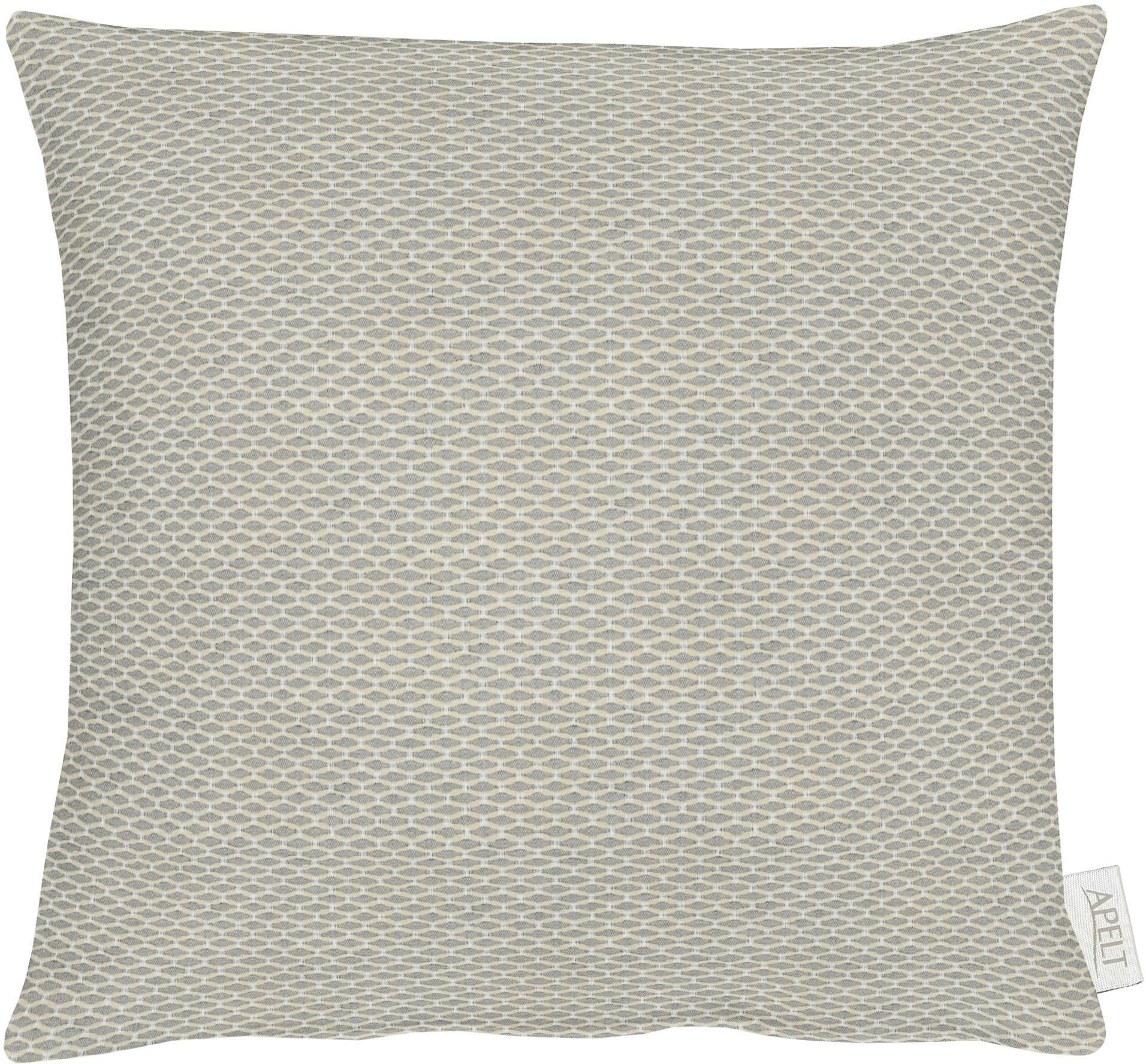 Dekokissen APELT "1104" Gr. 2, beige (elfenbeinfarben, unifarben), B:49cm L:49cm, Polyester, Dekokissen_Sitzkissen_Kissenhüllen, Kissenhülle ohne Füllung, 1 Stück