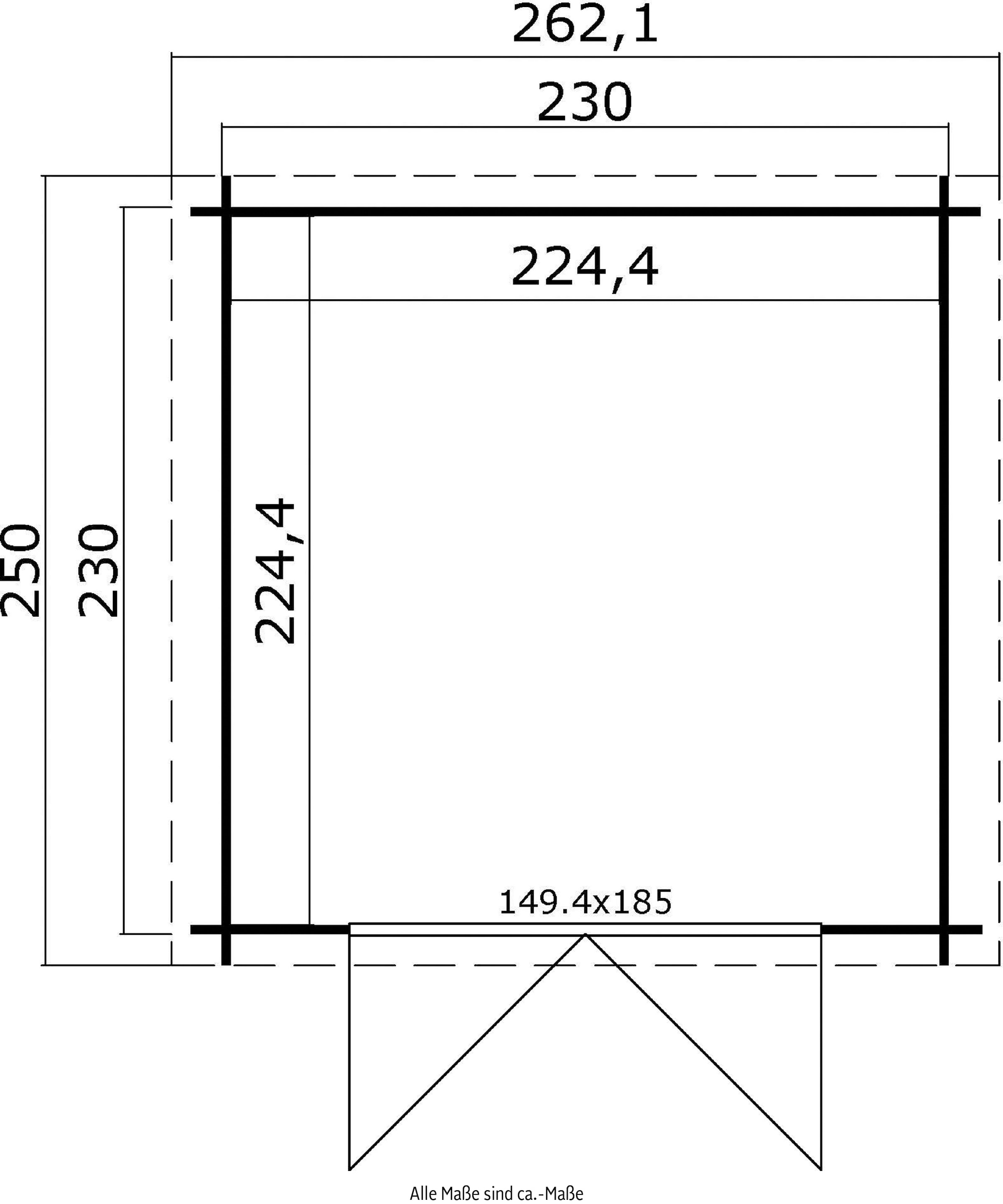 LASITA MAJA Gartenhaus »INGO 230«
