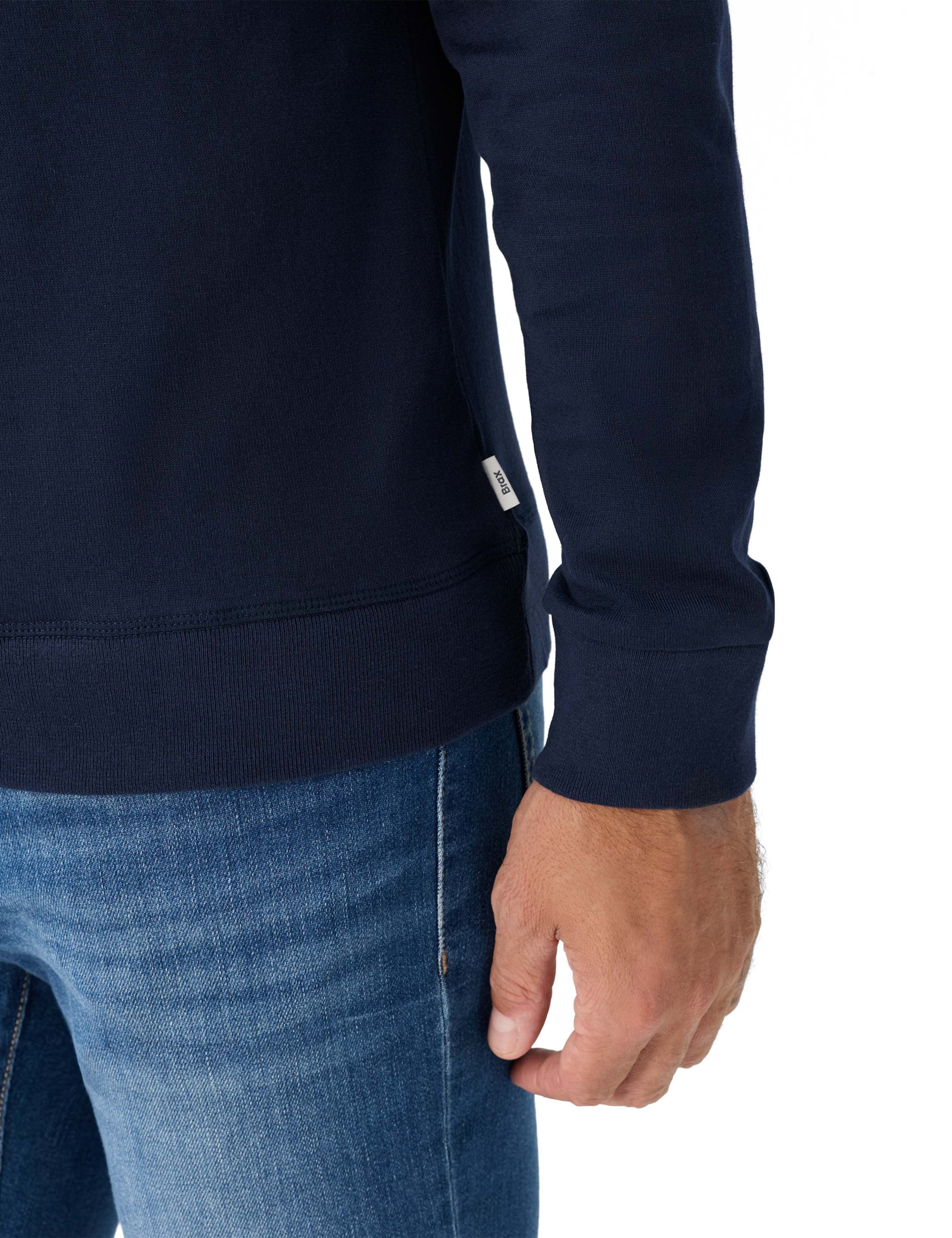 Brax Langarm-Poloshirt »Style PEO« Jersey: Langarmshirt aus reiner Baumwolle