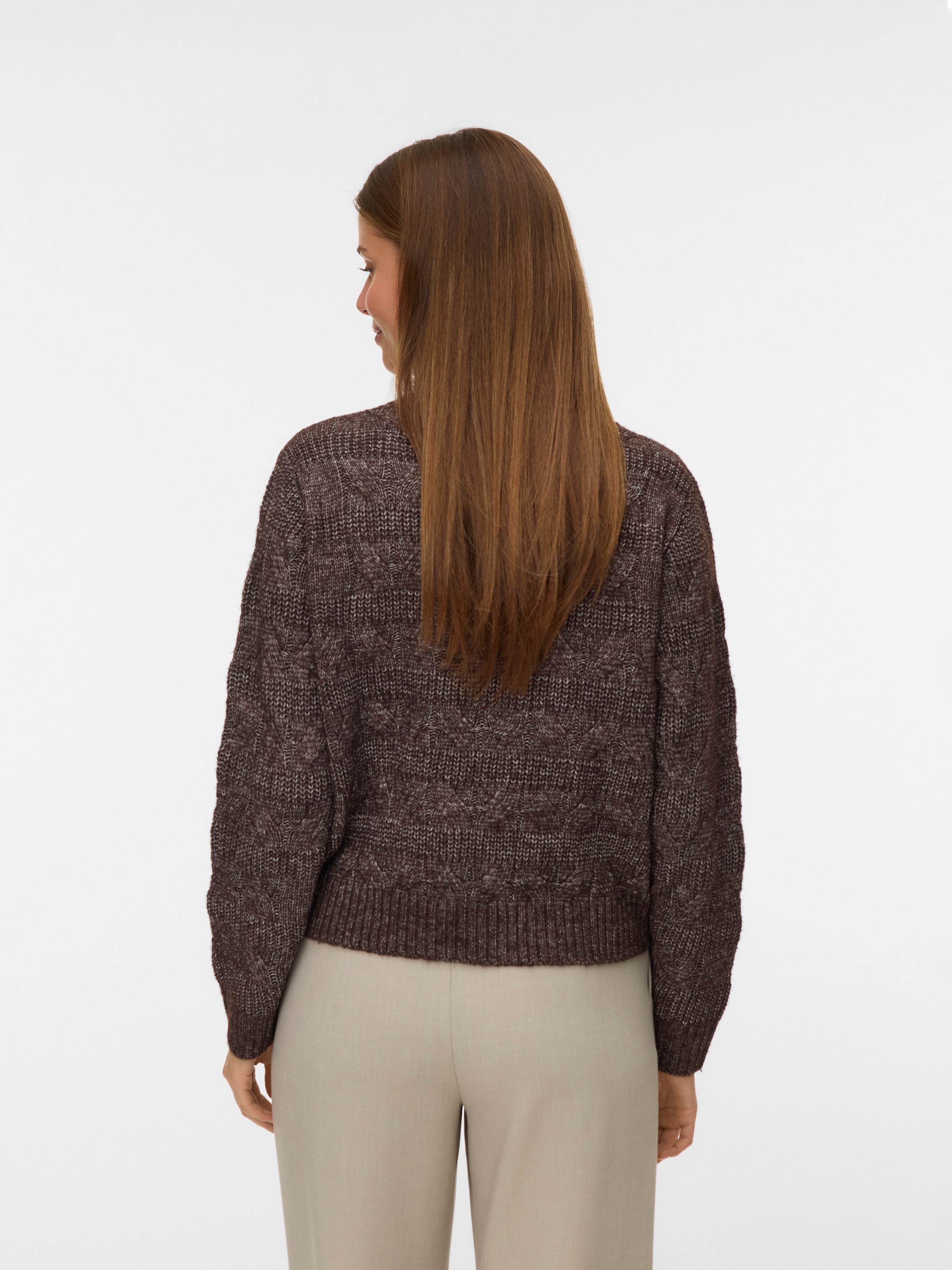 Vero Moda Strickpullover "VMVIRGO LS HIGHNECK PULLOVER BF" günstig online kaufen