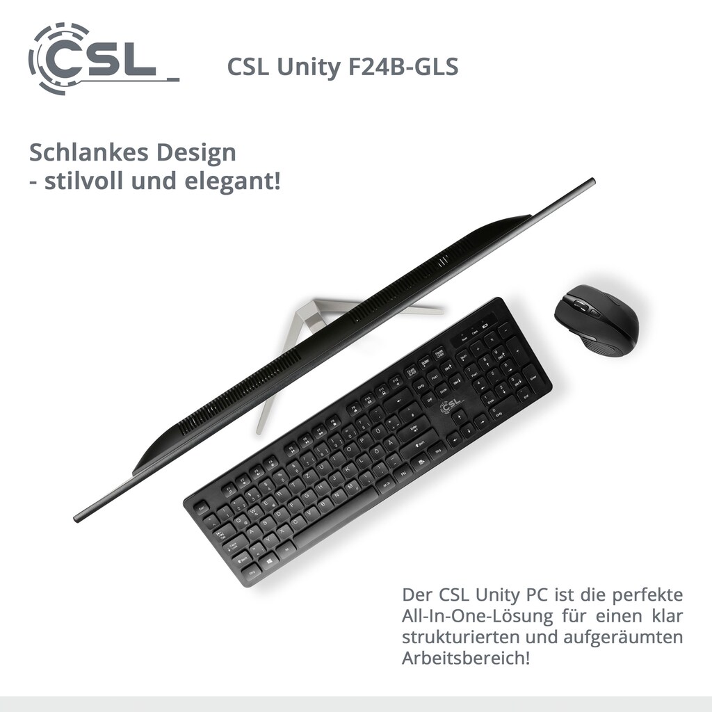 CSL All-in-One PC »Unity F24-GLS mit Windows 10 Home«