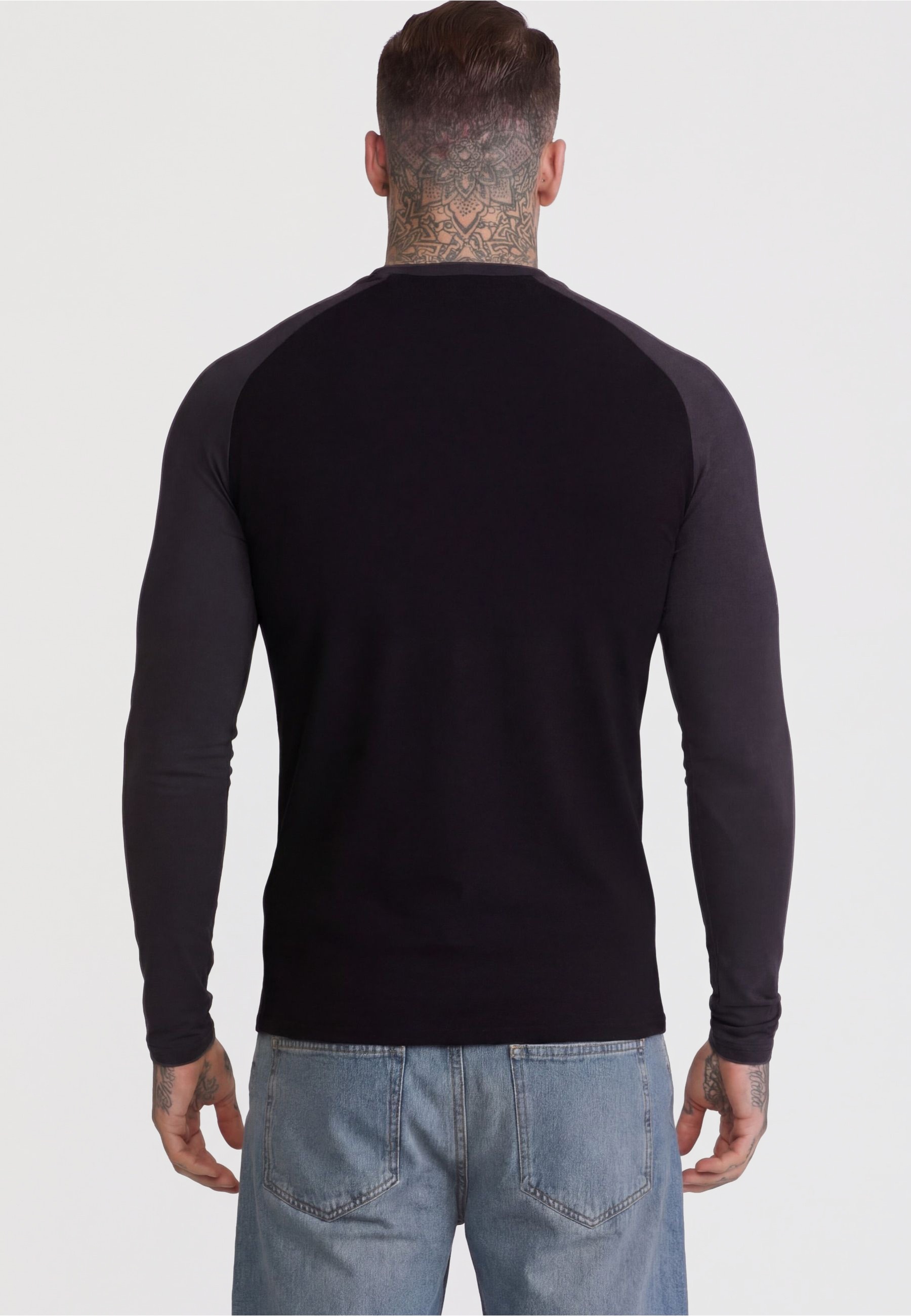 Siksilk Langarmshirt »SikSilk LS Muscle Fit T-Shirt« 1