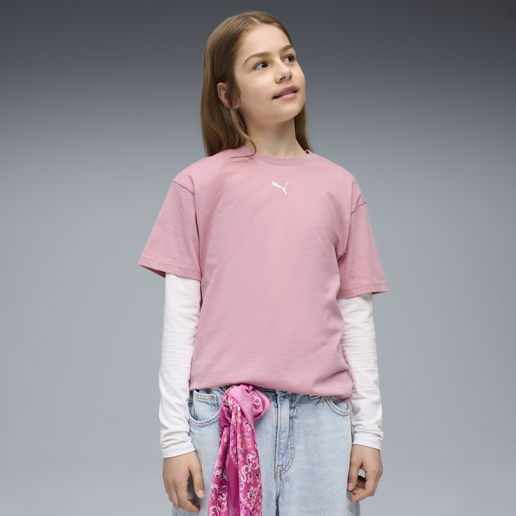 PUMA T-Shirt »Essentials Boxy T-Shirt Mädchen«