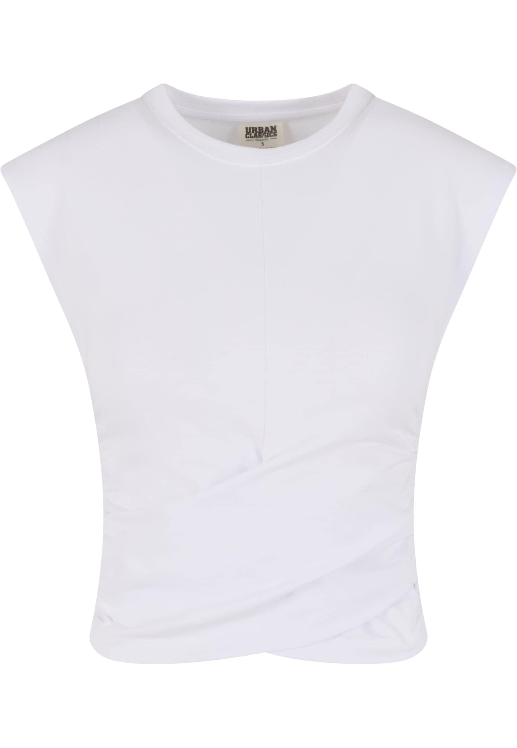 URBAN CLASSICS T-Shirt "Urban Classics Ladies Cropped Wrapped Top" 1 Stk. günstig online kaufen