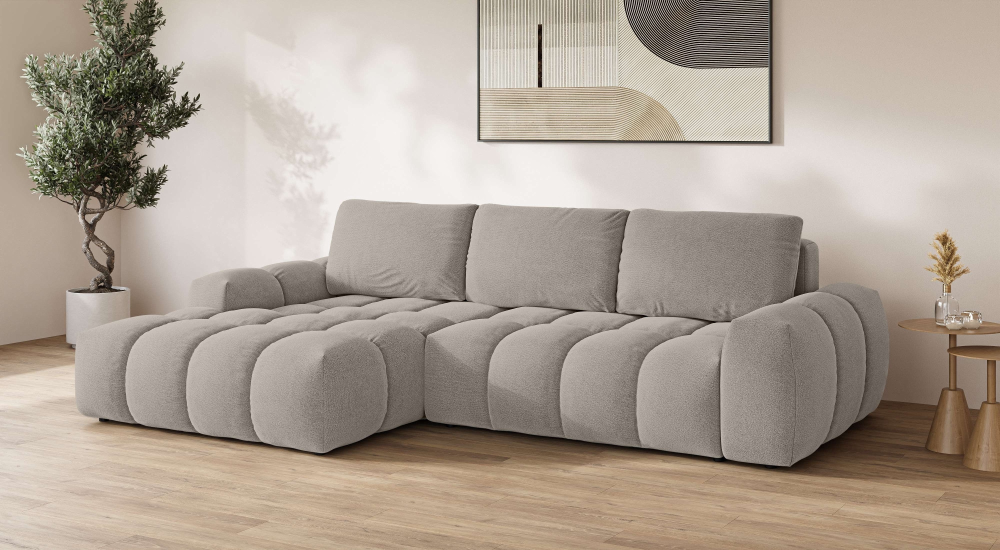 INOSIGN Ecksofa "AZITA klein optionale Schlafsofa mit Bettkasten, B/T/H: 27 günstig online kaufen