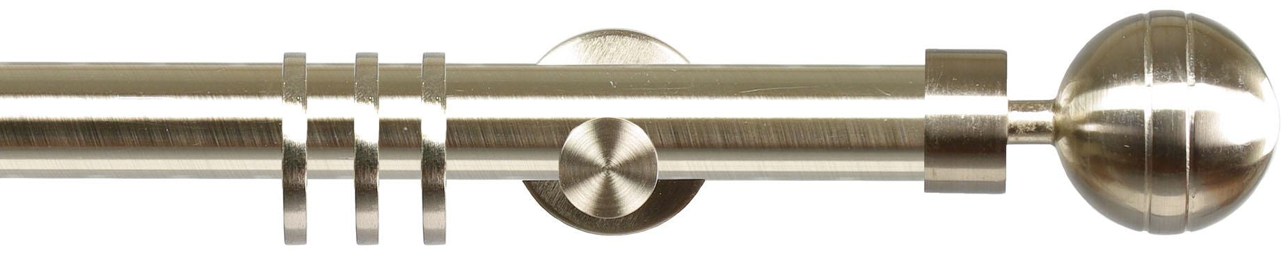 Liedeco Gardinenstange "CELKUGEL01SG1L" Ø 25 mm 1 läufig-läufig Fixmaß 1-lä günstig online kaufen