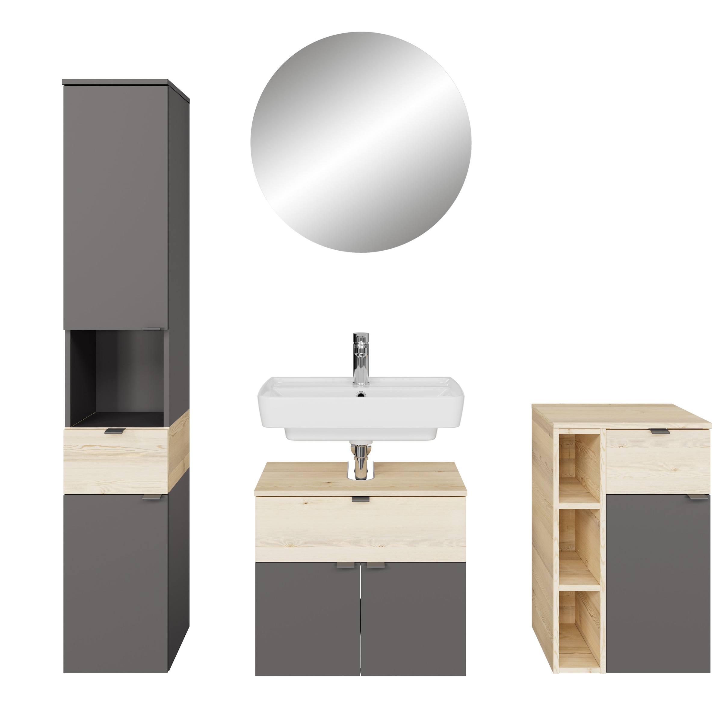 Saphir Badmöbel-Set »Quickset 394«, (Komplett-Set, 4 St.)