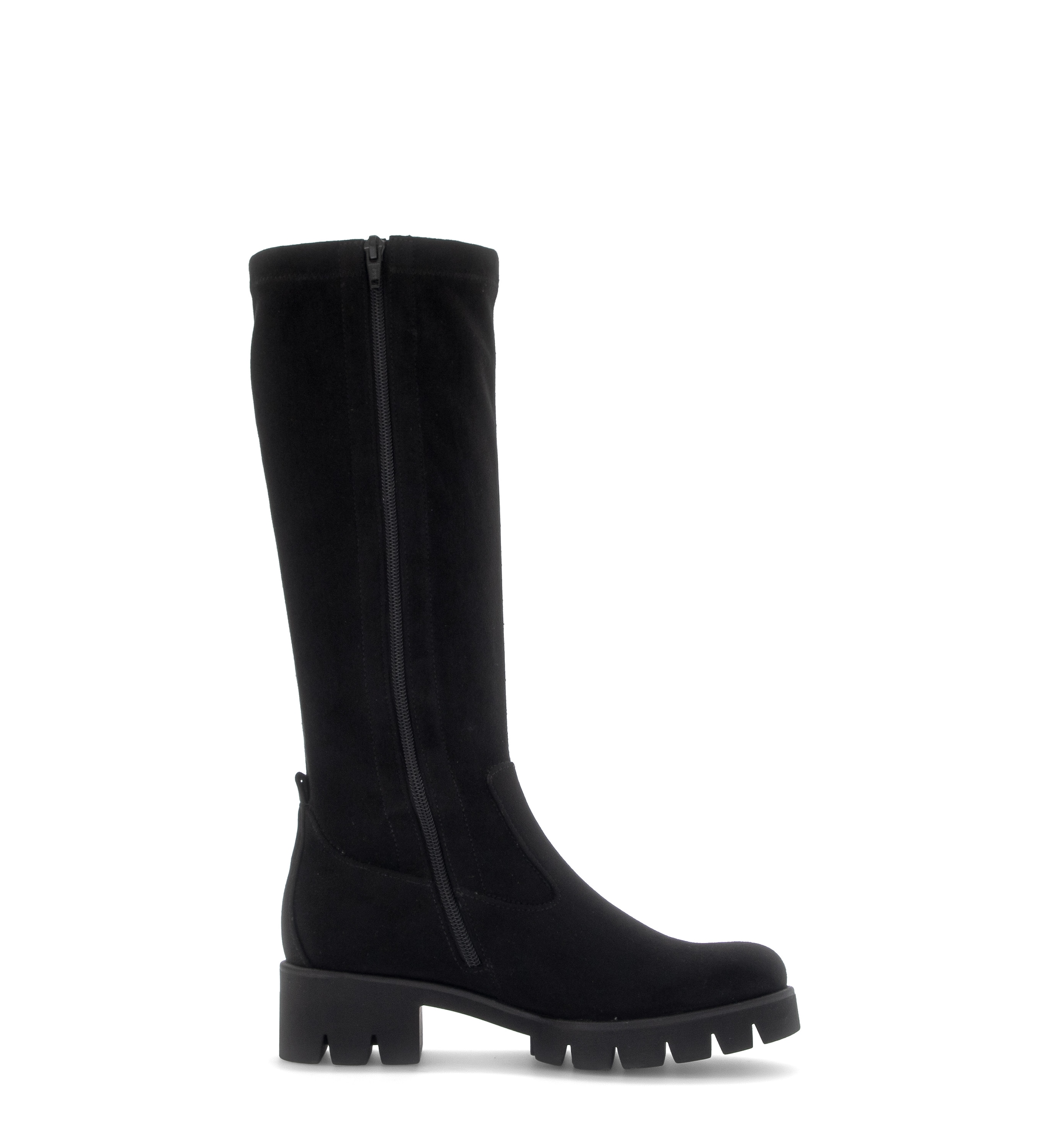 Gabor Stiefel  Blockabsatz, Langschaftstiefel mit praktischem Innenreißverschluss