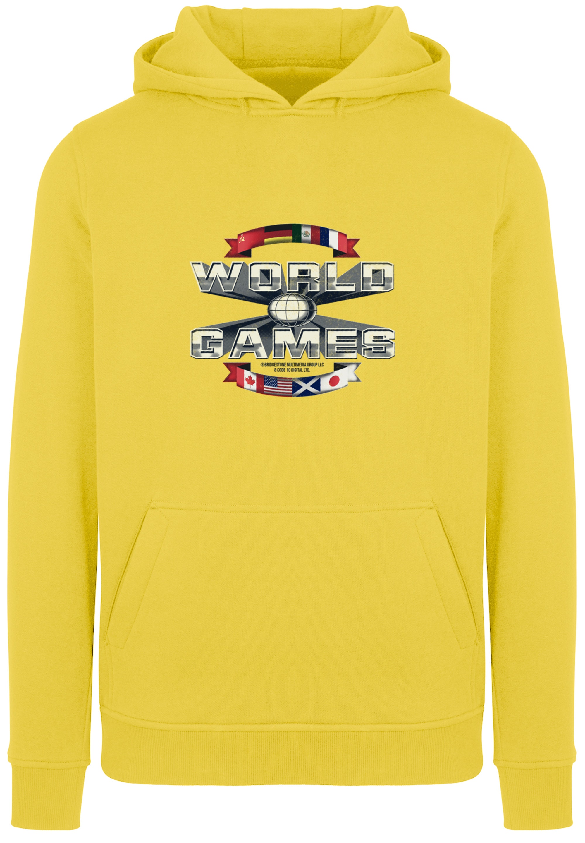 F4NT4STIC Kapuzenpullover »World Games C64 Retro Sport Computerspiel Gaming«, Print