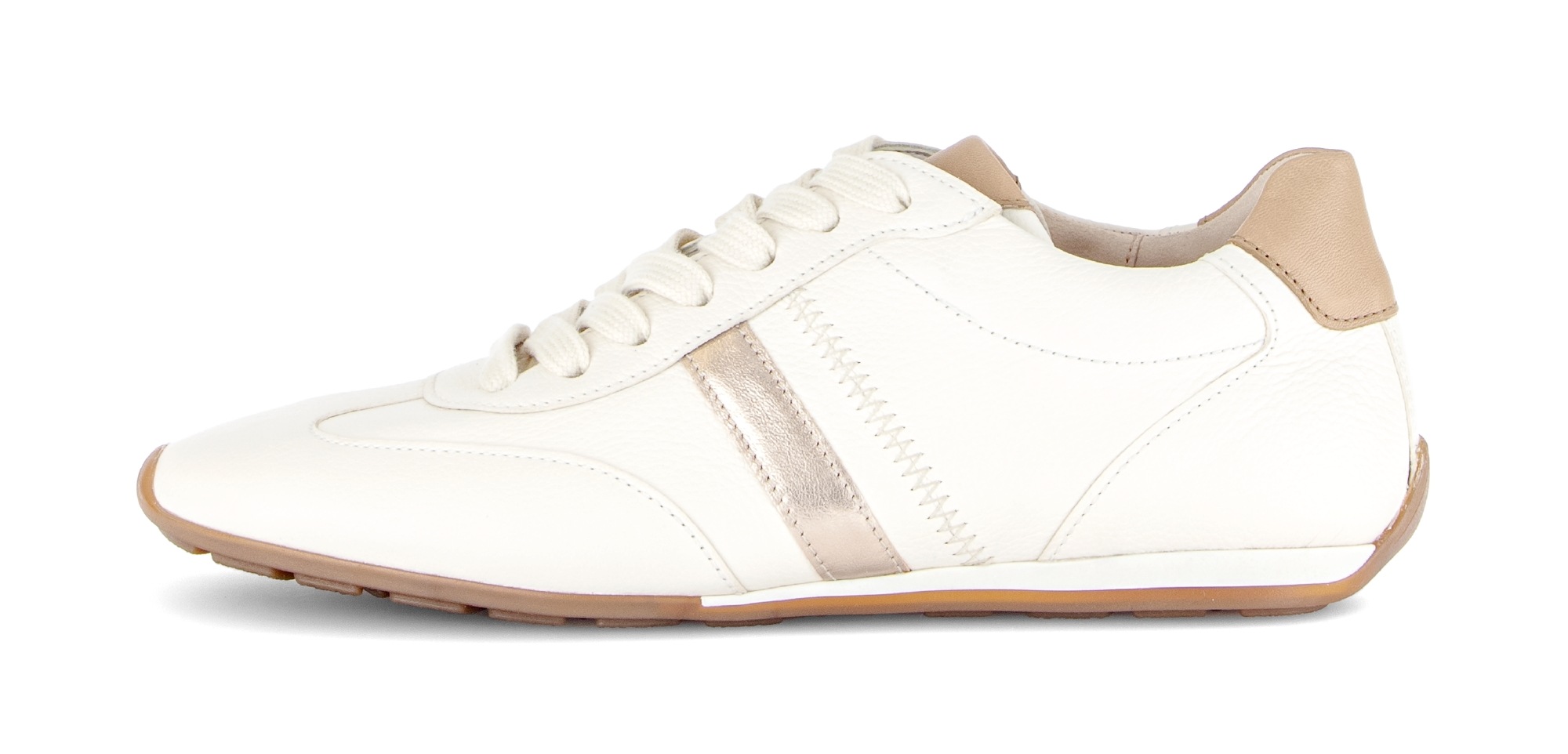 Gabor Sneaker  , Freizeitschuh, Halbschuh, Schnürschuh mit Kontrastbesatz, G-Weite