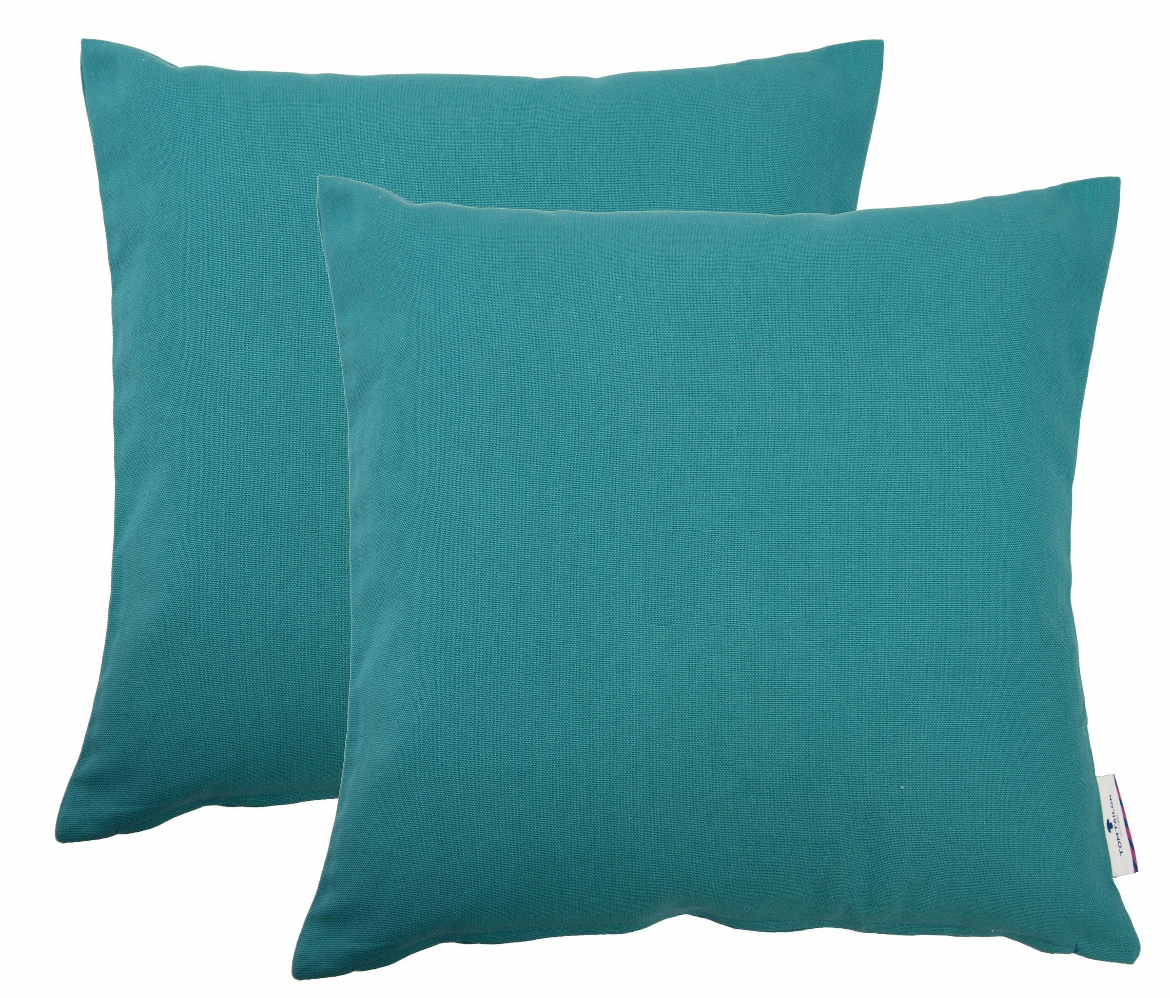 TOM TAILOR HOME 1100000002199 "Dove" unifarben, Kissenhüllen ohne Füllung, 2er Pack