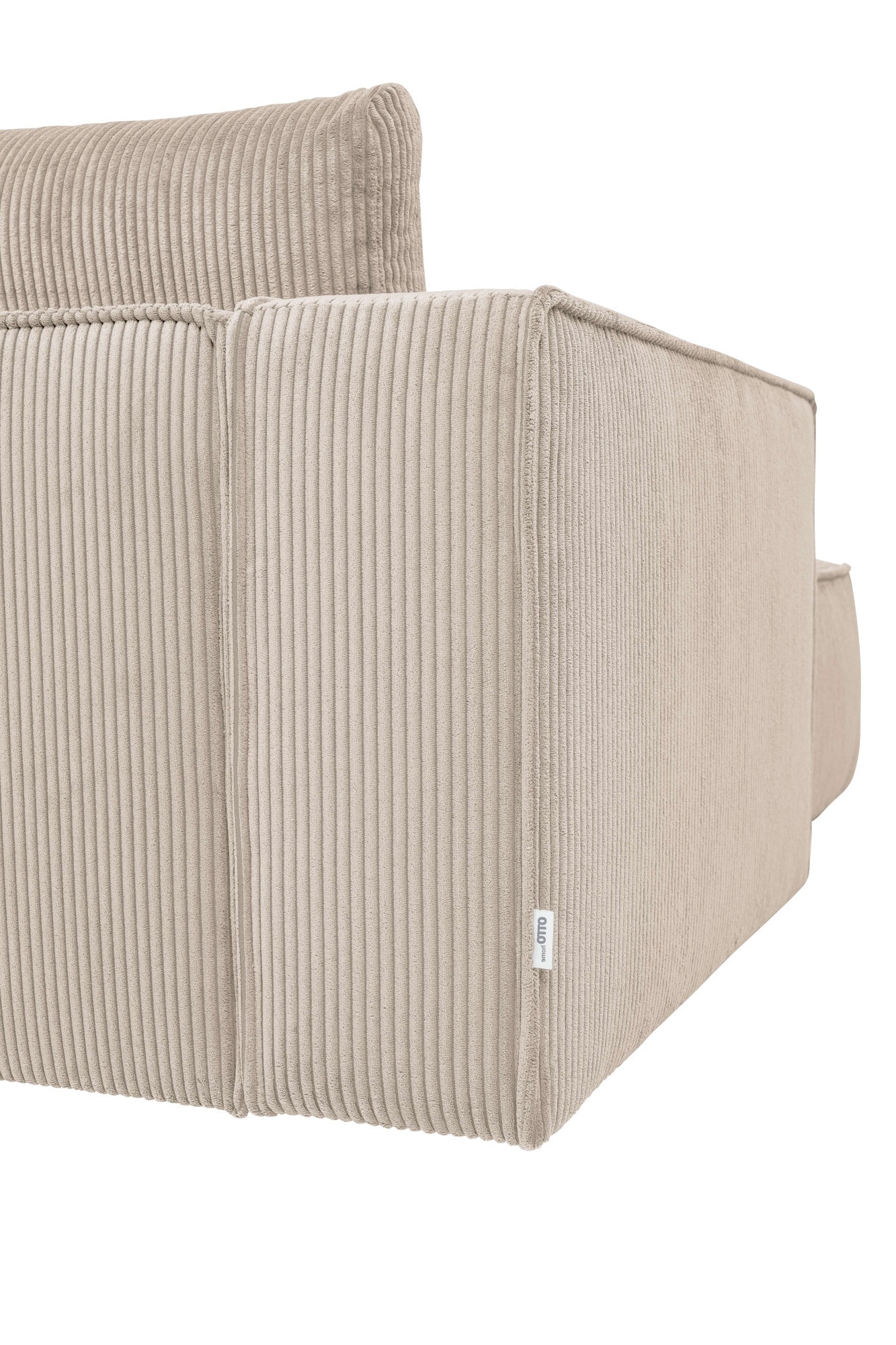 OTTO home Ecksofa »Tillian, Schlafsofa« Breite 294 cm, Breitkord, Sitzfläche mit Taschenfederkern