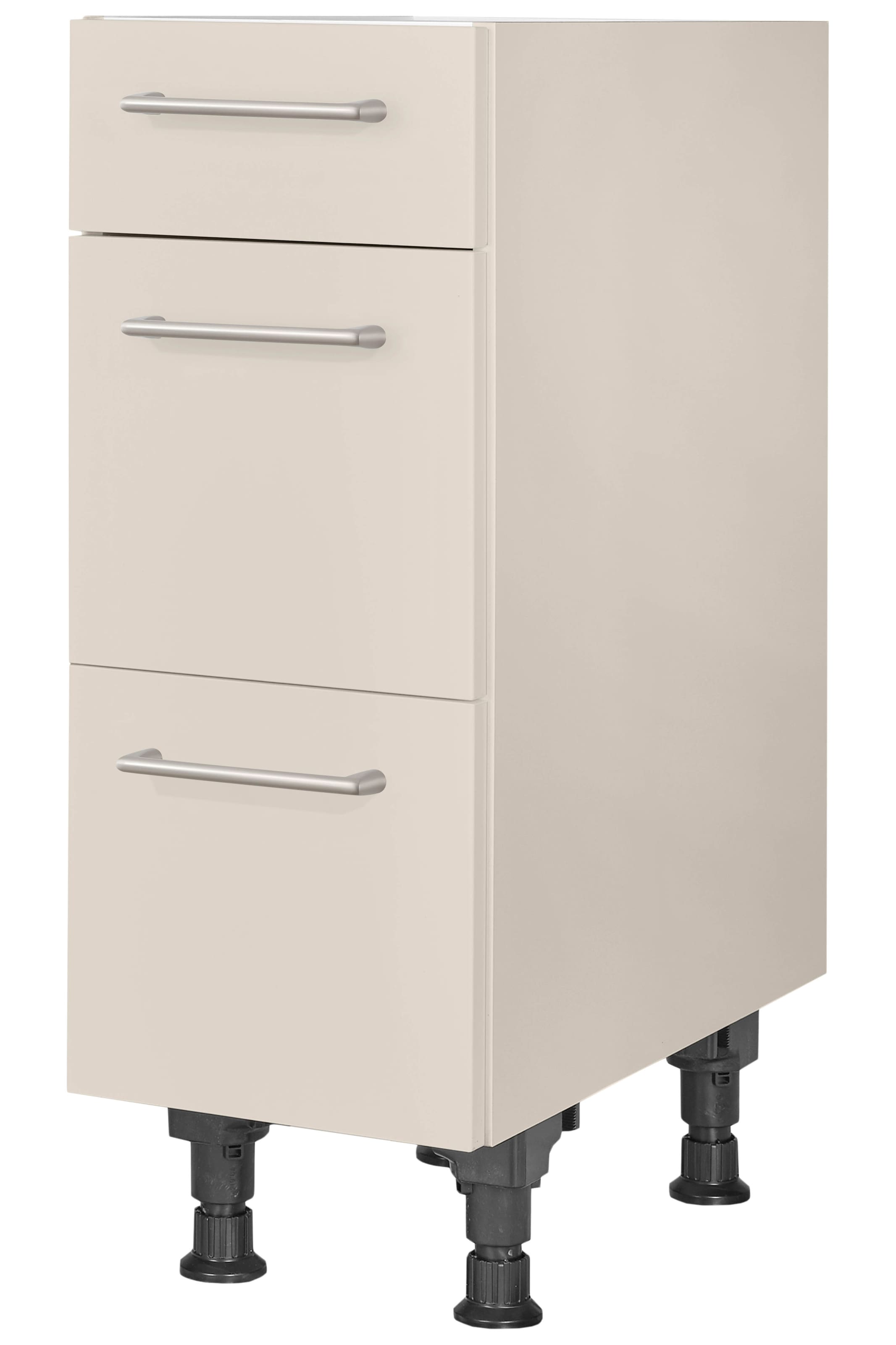 nobilia Unterschrank ""Laser", vormontiert, mit höhenverstellbaren Sockelfü günstig online kaufen