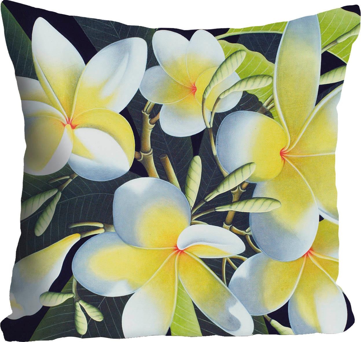 queence Dekokissen ""Blüten"" Kissenhülle ohne Füllung, 1 Stück günstig online kaufen