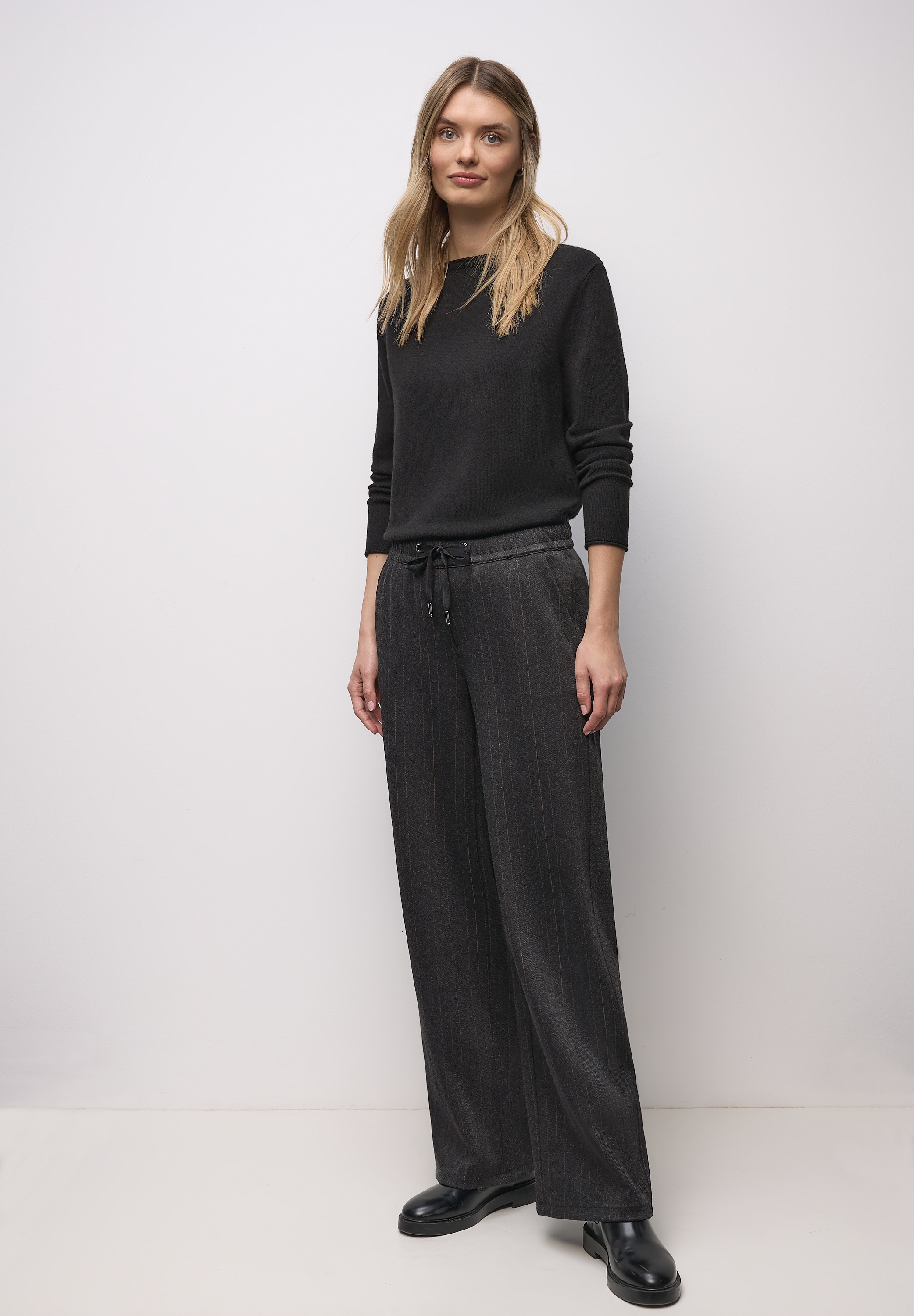 STREET ONE Stoffhose  High Waist