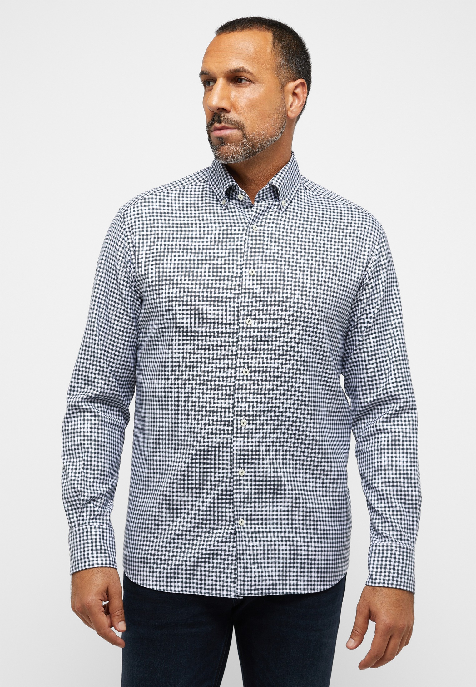 Eterna Langarmhemd "MODERN FIT", EASY IRON (bügelleicht) günstig online kaufen