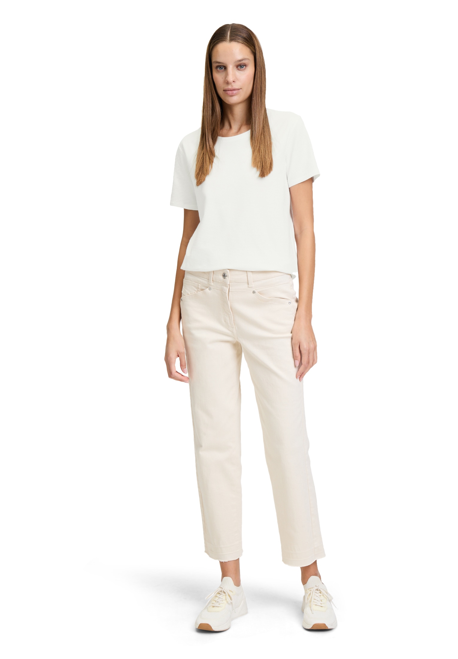 Betty Barclay Kurzarmshirt »Betty Barclay Damen Basic Shirt mit Struktur«, (1 tlg.), Material