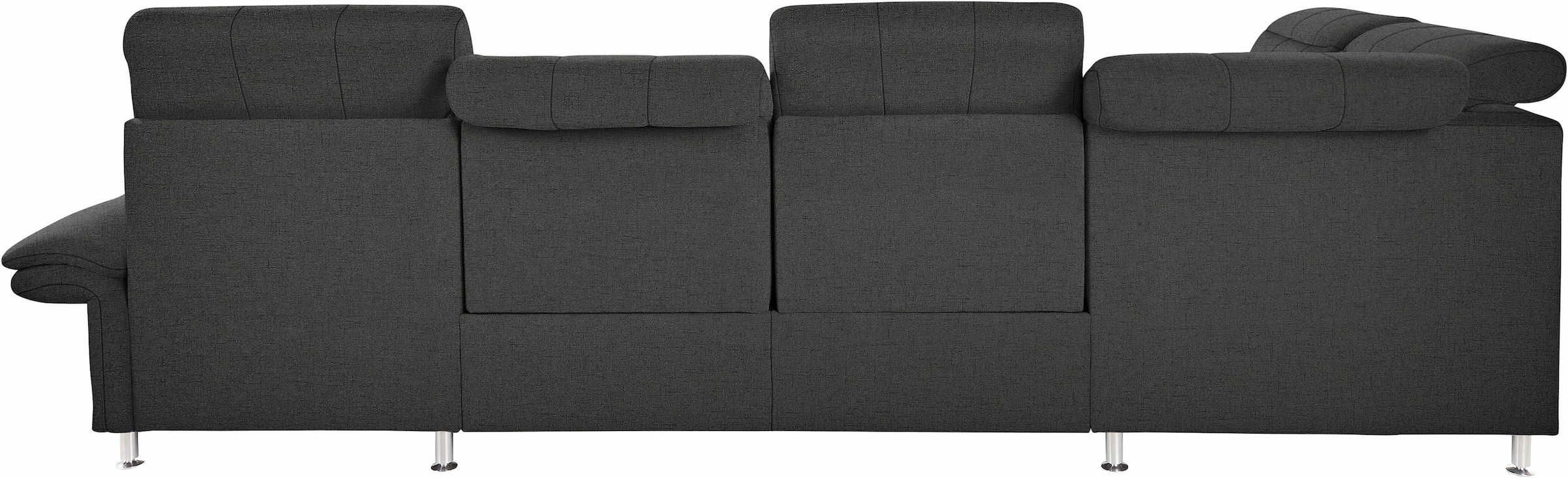 PLACES OF STYLE Wohnlandschaft »Manhattan U-Form« 2 Sitze mit elektrischer Relaxfunktion, verstellbare Armlehnen